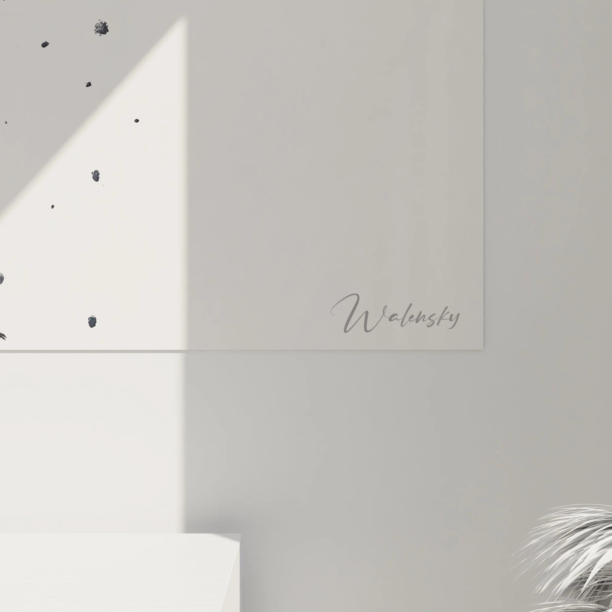 Gesamtansicht DNA Doppelhelix Wandbild - moderne Wissenschaftsdekoration für Wohnräume und Büros