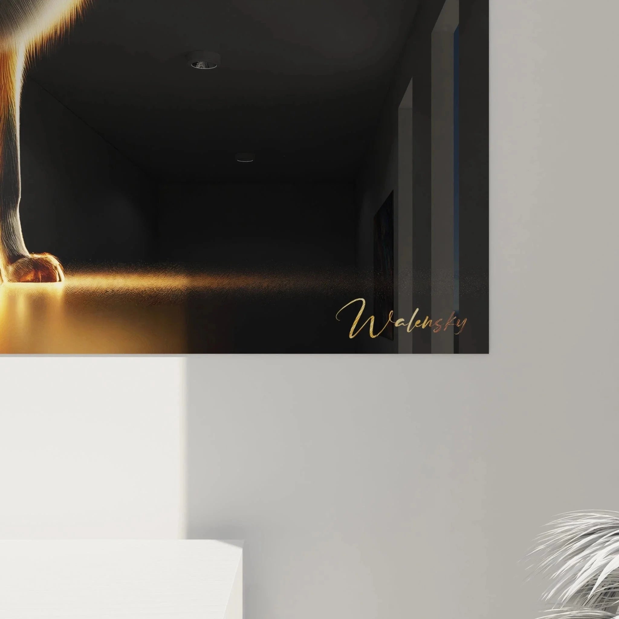 Gesamtansicht Wandbild Fuchs Collection - moderne Wildlife Kunst für Wohnräume