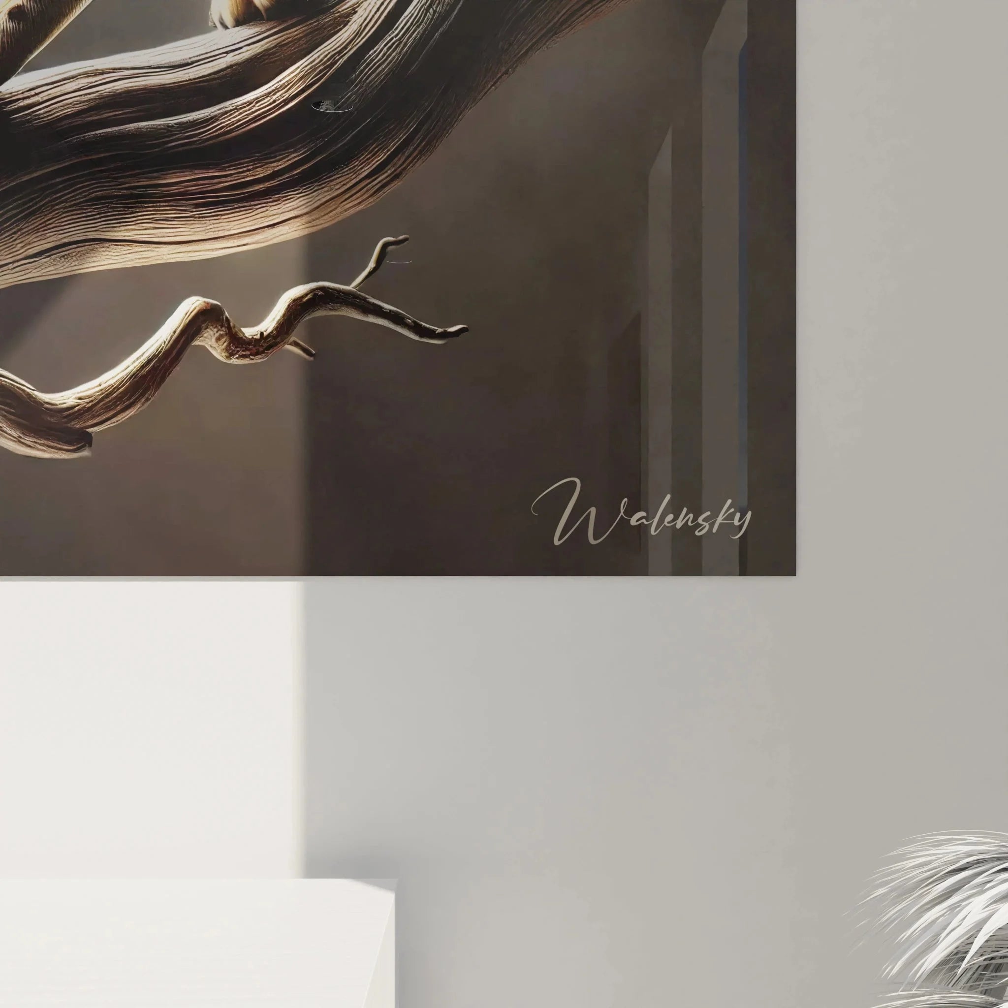 Gepard Leinwandbild Gesamtansicht - moderne Afrika Wanddekoration in elegantem Rahmen