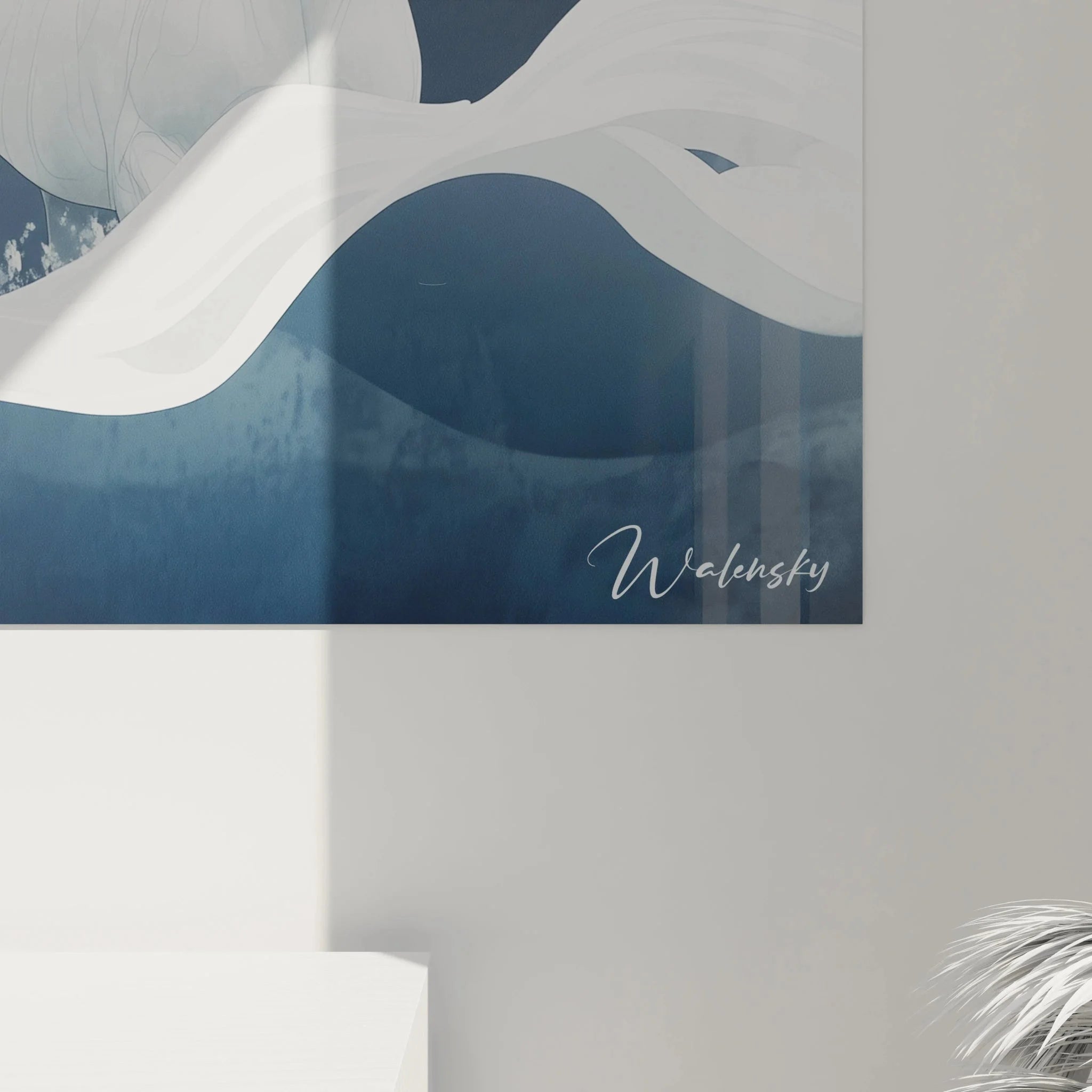 Gesamtansicht Wandbild Pferde Galopp Berglandschaft, französische Romantik Stil