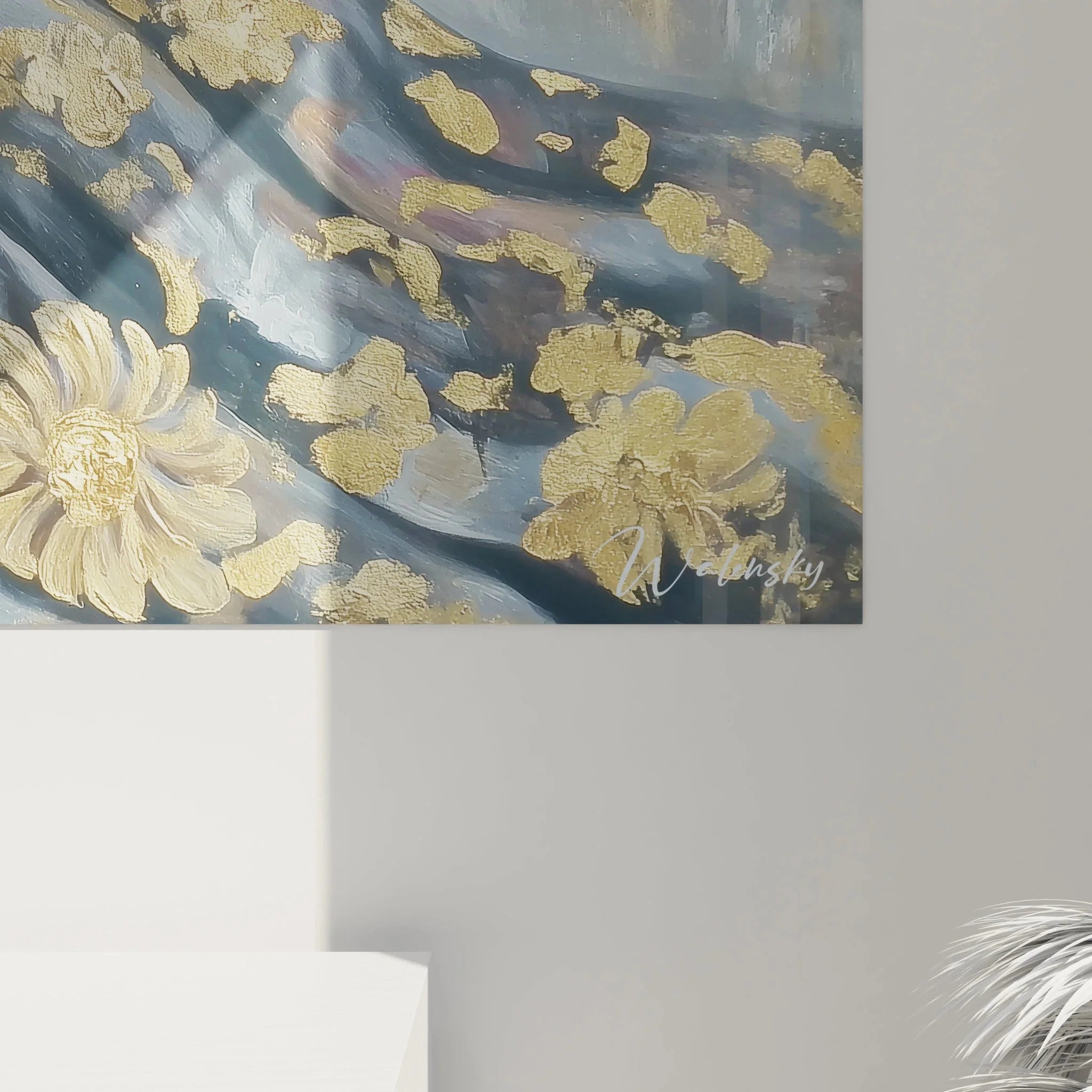 Gesamtansicht Wandbild sinnliche Frau - komplette Darstellung weibliche Schönheit Kunst