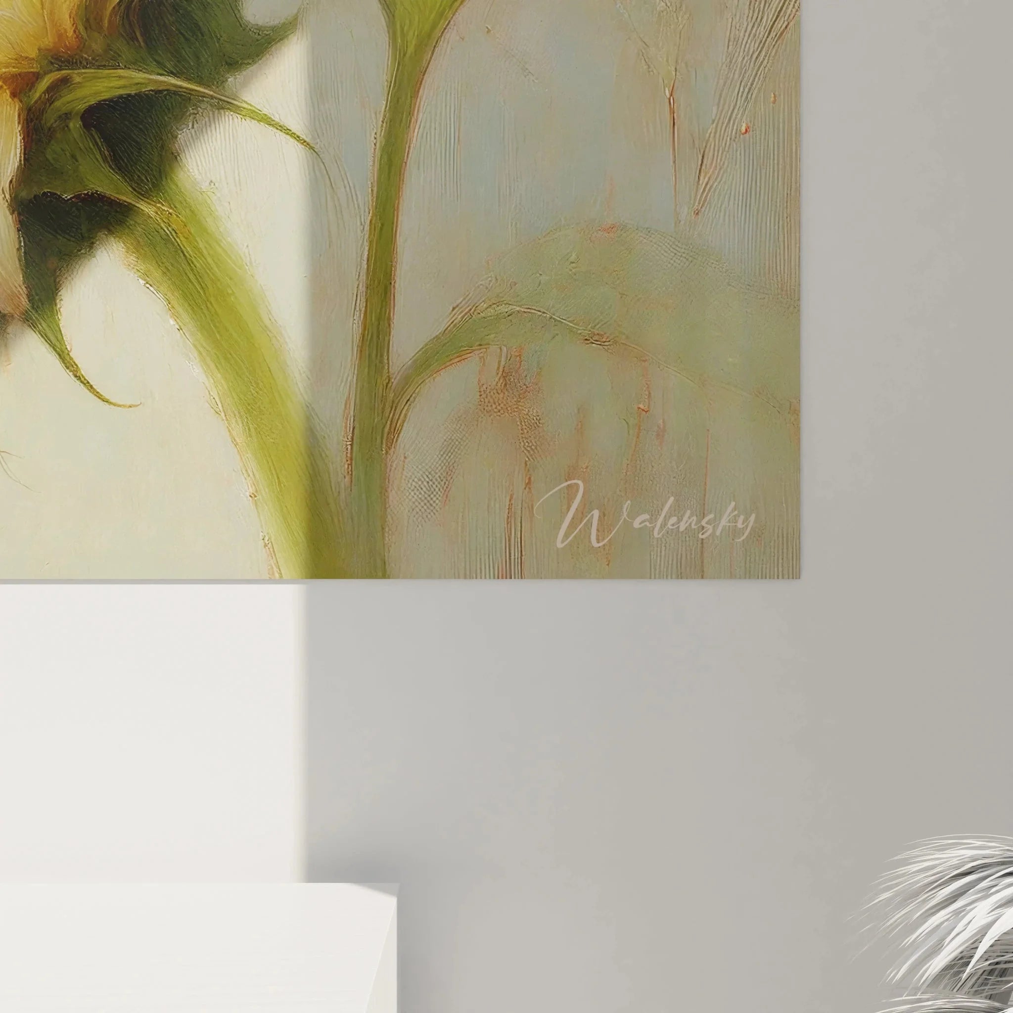 Gesamtansicht Marienkäfer Wandbild XXL - Naturpoesie Leinwanddruck Komplettdarstellung Edition Marienkäfer