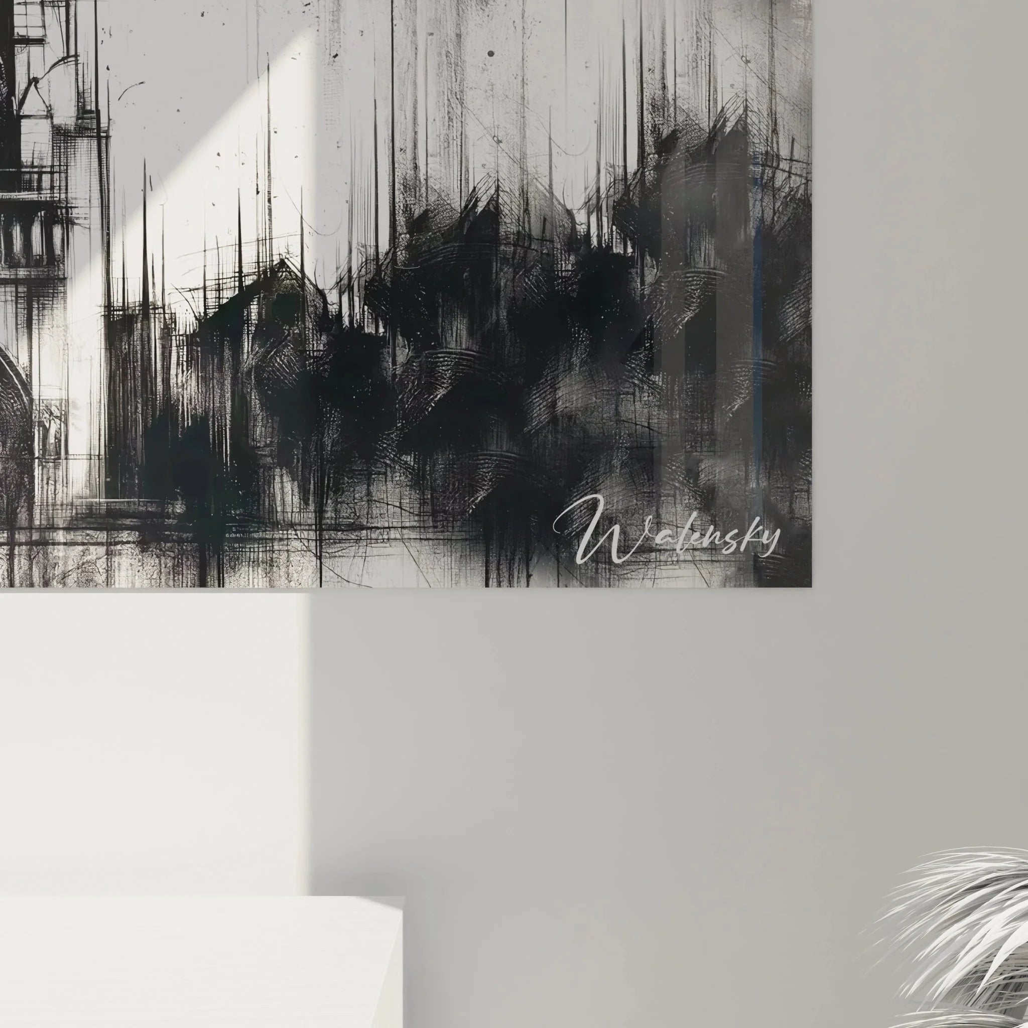 Gesamtansicht Wandbild Notre-Dame Paris, gotische Kathedrale Kunst als moderne Raumgestaltung Wanddeko