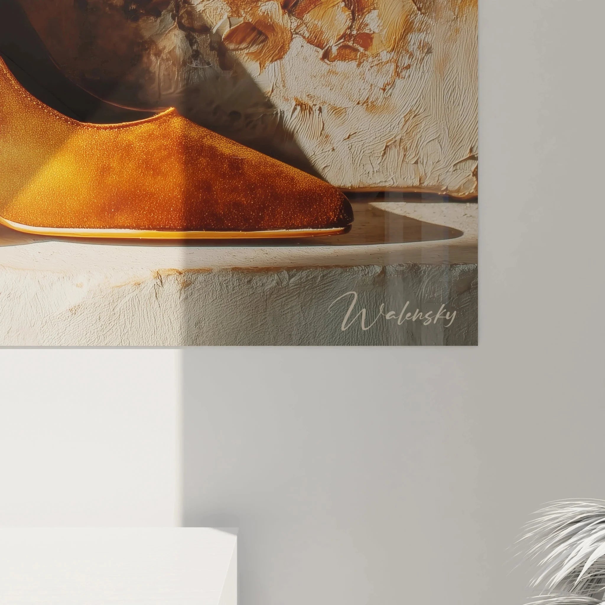 Gesamtansicht High Heels Mode Wandbild mit künstlerischer Darstellung von Stilettos