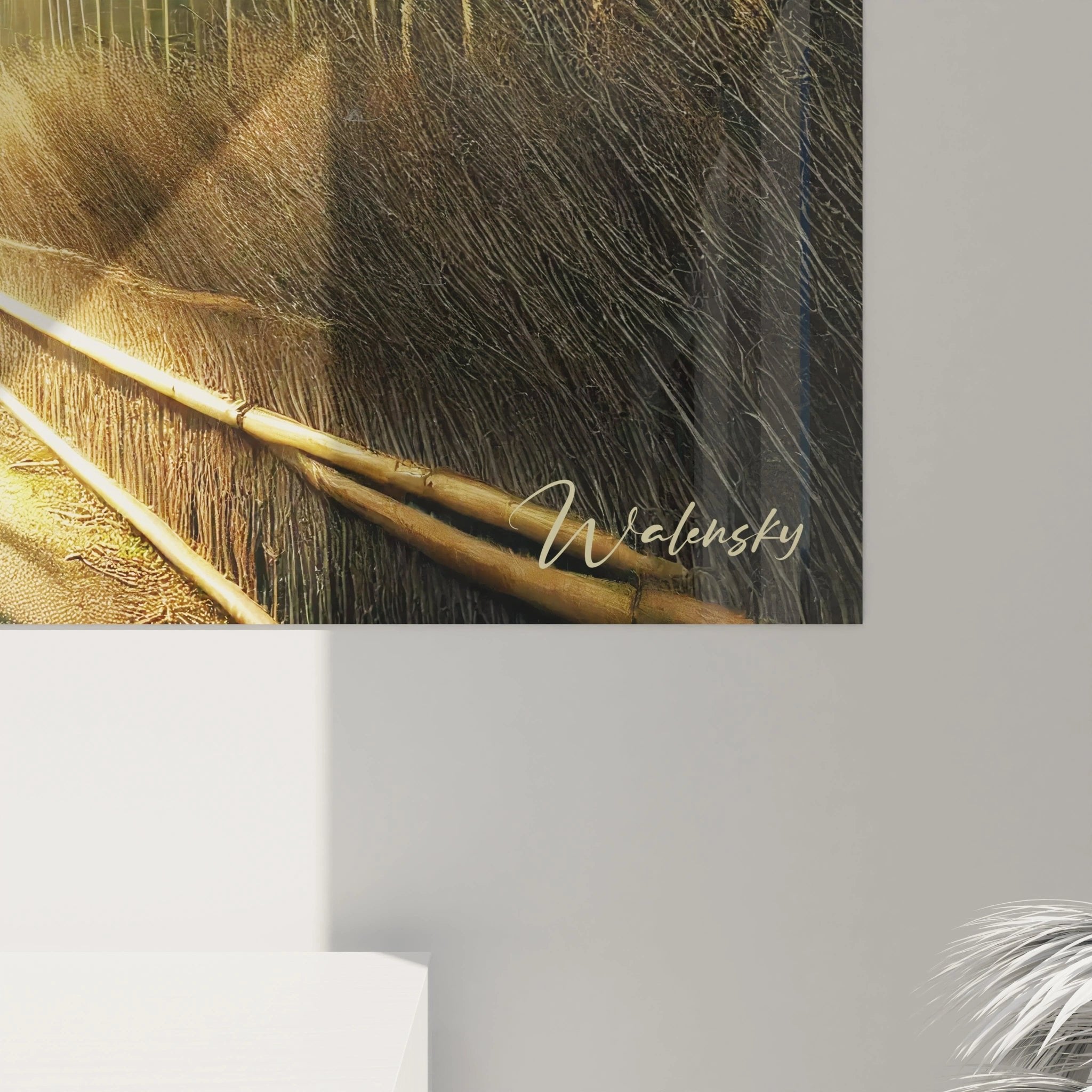 Gesamtansicht Bambuswald Wandbild - Mystischer Pfad durch asiatischen Wald