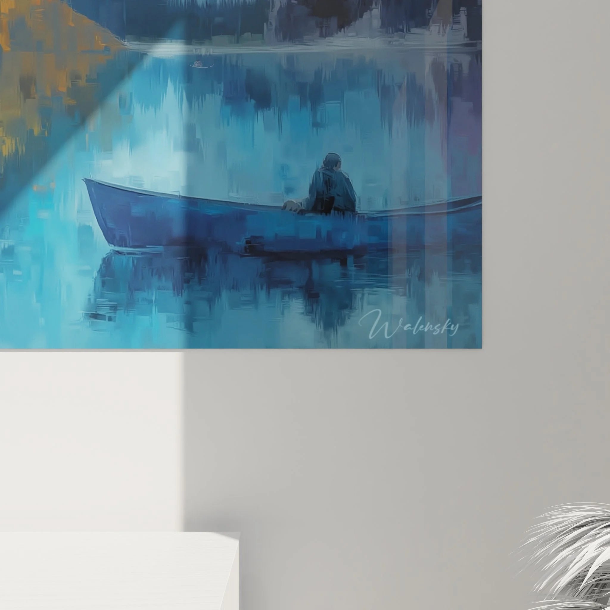 Gesamtansicht Wandbild Bergsee Kollektion, verschiedene Größen der herbstlichen Berglandschaft