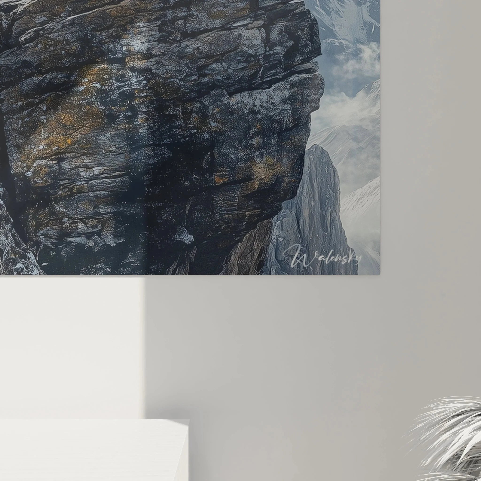 Gesamtansicht Wandbild Bergziege Kollektion - verschiedene Formate der alpinen Wanddekoration