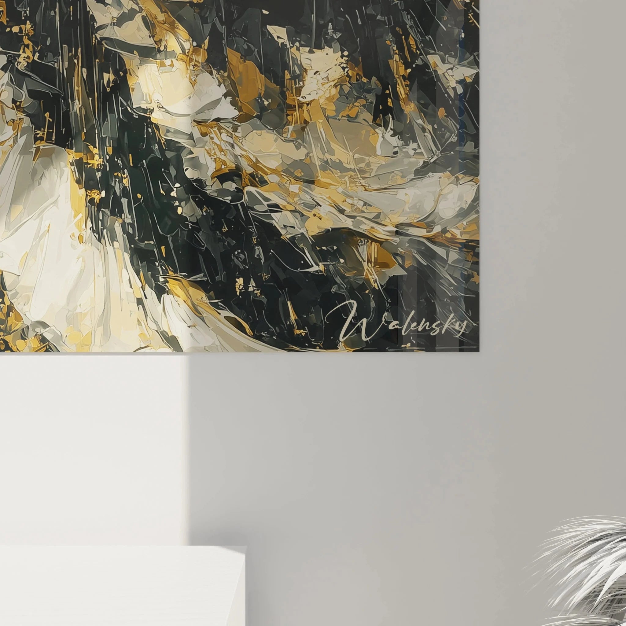 Gesamtansicht Wandbild Engel himmlische Verzückung - Edition Gotik Raumwirkung