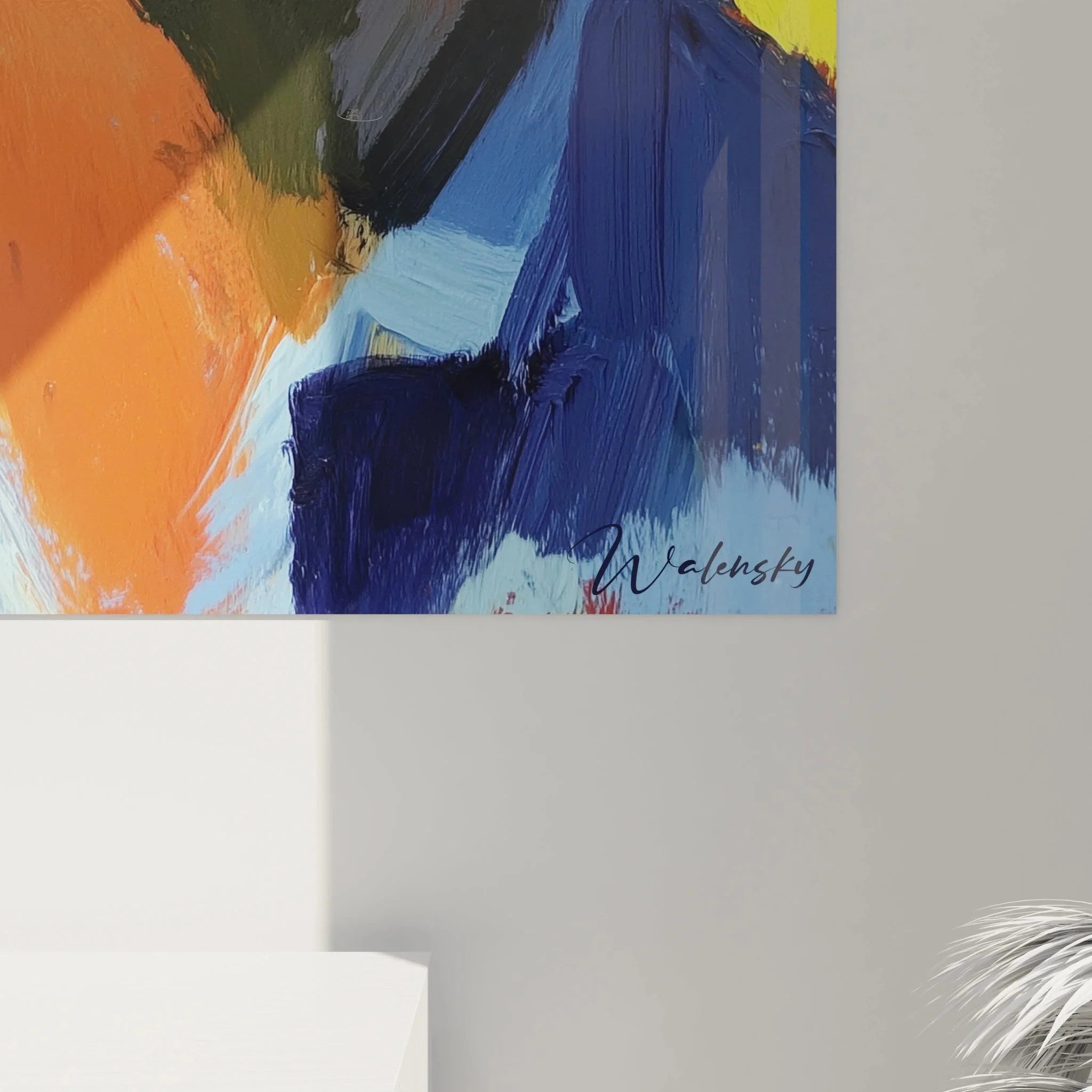 Gesamtansicht Wandbild Portrait Edition Impressionismus moderne Wandkunst Raumdekoration