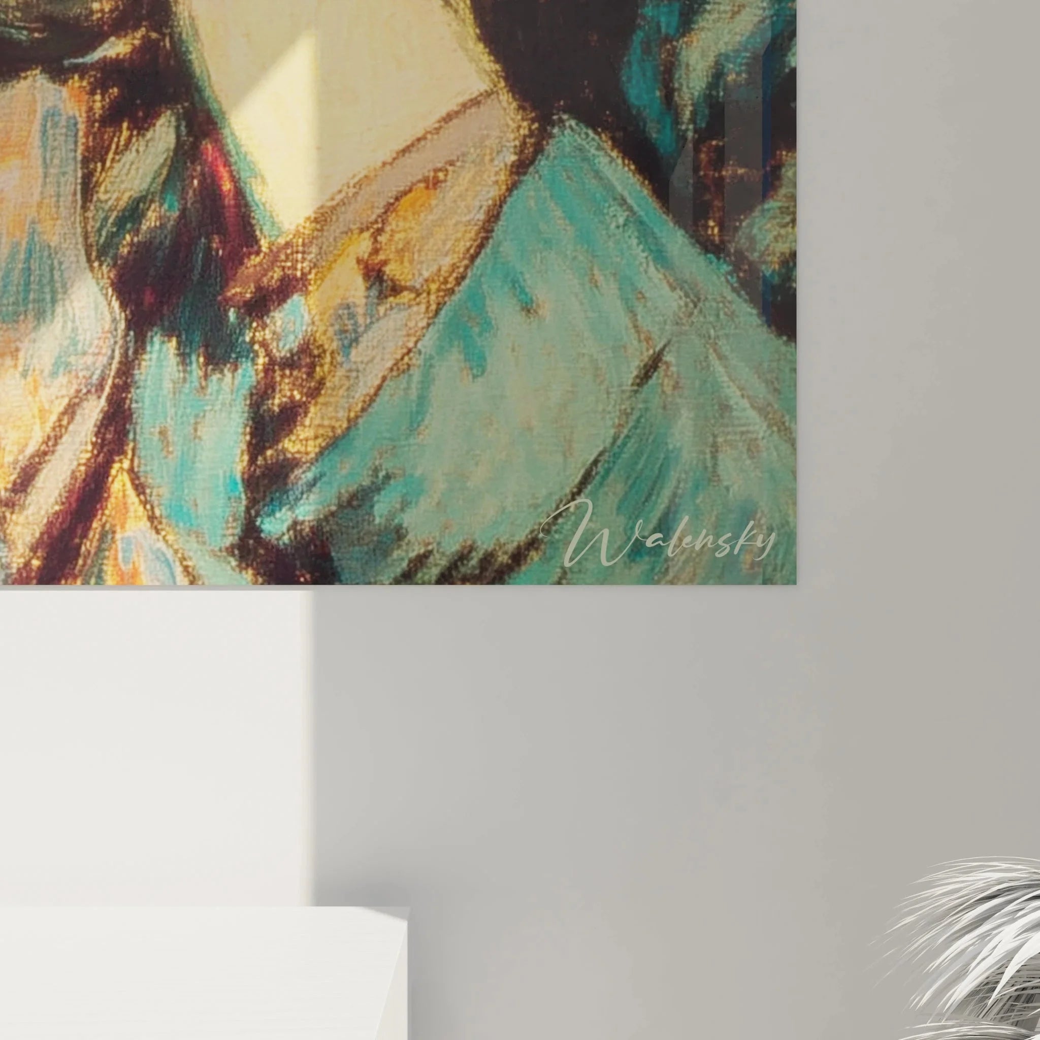 Gesamtansicht Wandbild Selbstporträt Edition Postimpressionismus als moderne Wandkunst Dekoration