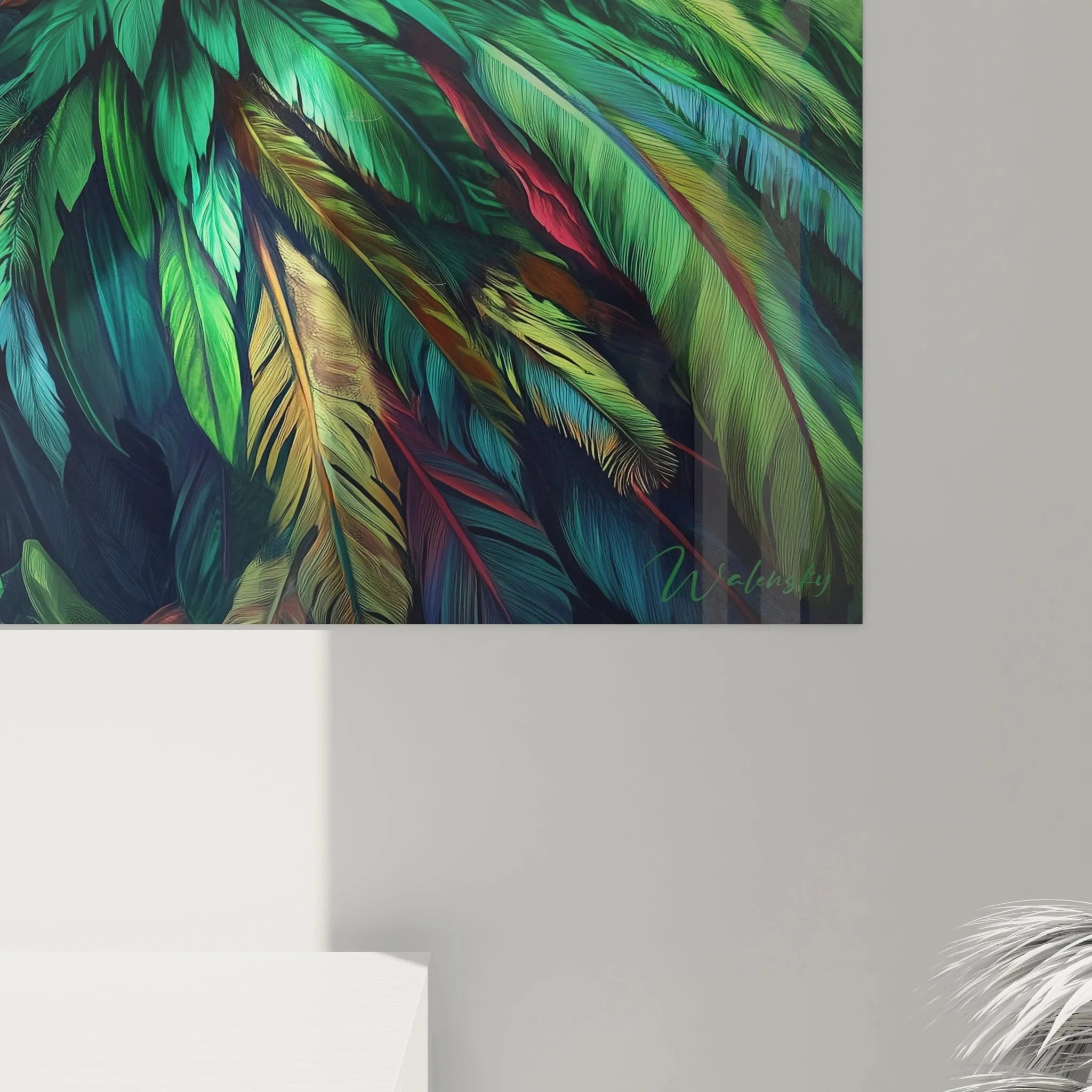 Gesamtansicht Wandbild Tukan tropisch - exotische Dschungel Wanddekoration Edition Tukan