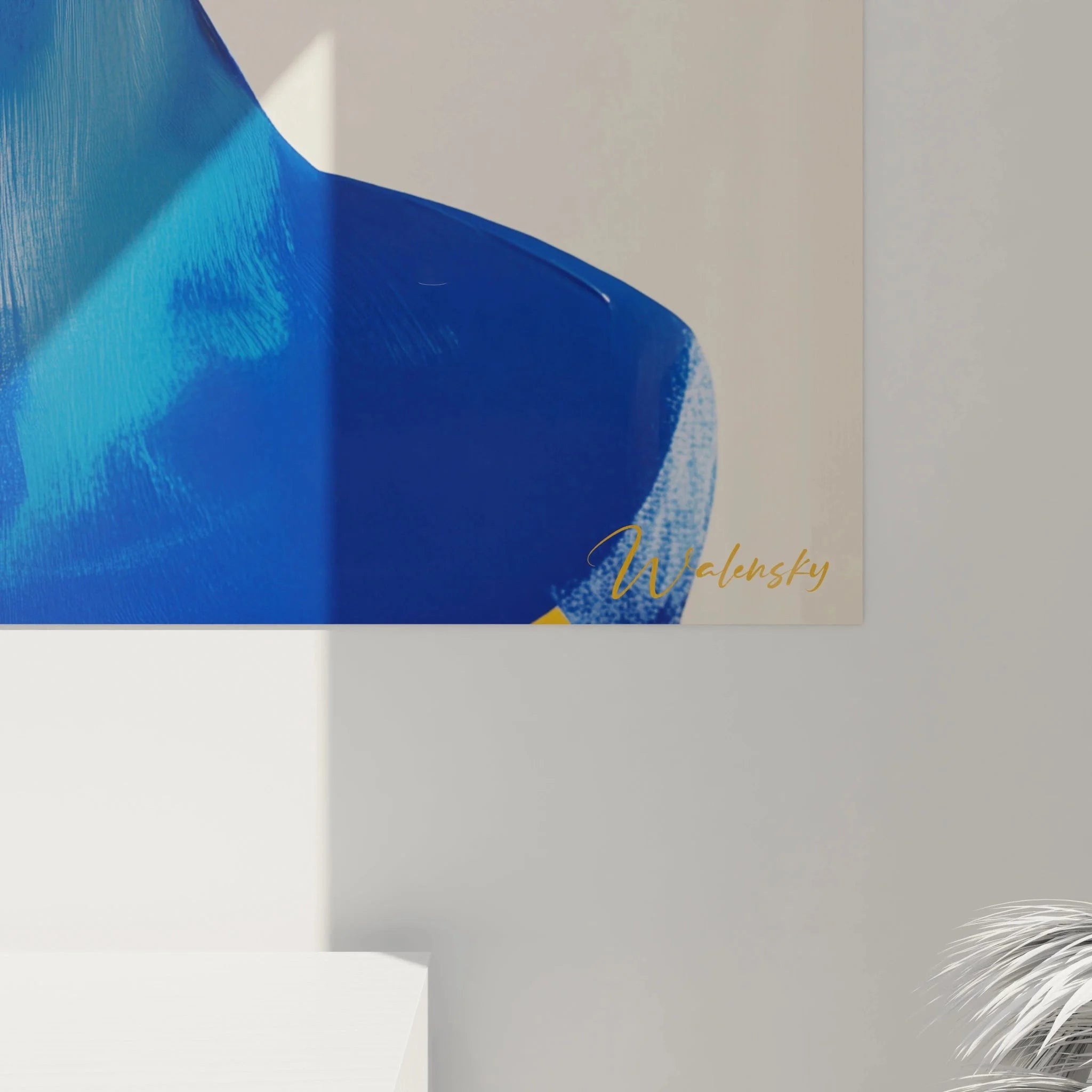 Gesamtansicht Wandbild XXL abstrakte Komposition für moderne Raumgestaltung