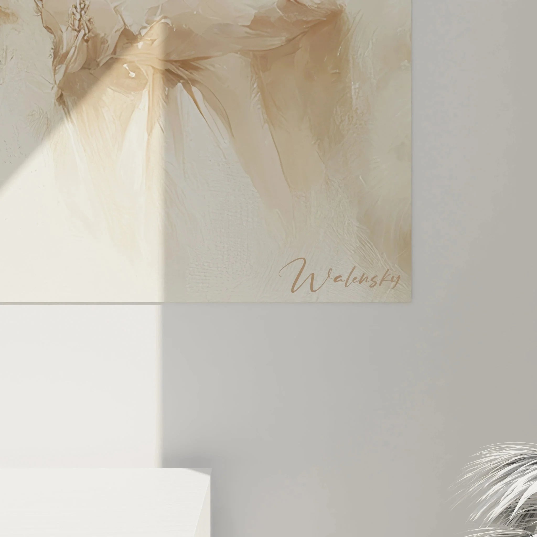 Wandbild XXL elegante Dame Vintage - Gesamtansicht romantisches Braut Portrait für Wohnzimmer