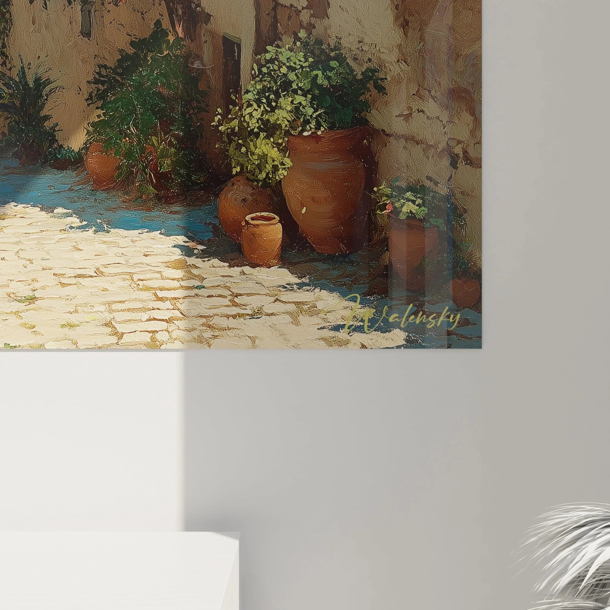 Gesamtansicht Wandbild XXL mediterrane Altstadt Edition Orientalismus Kollektion