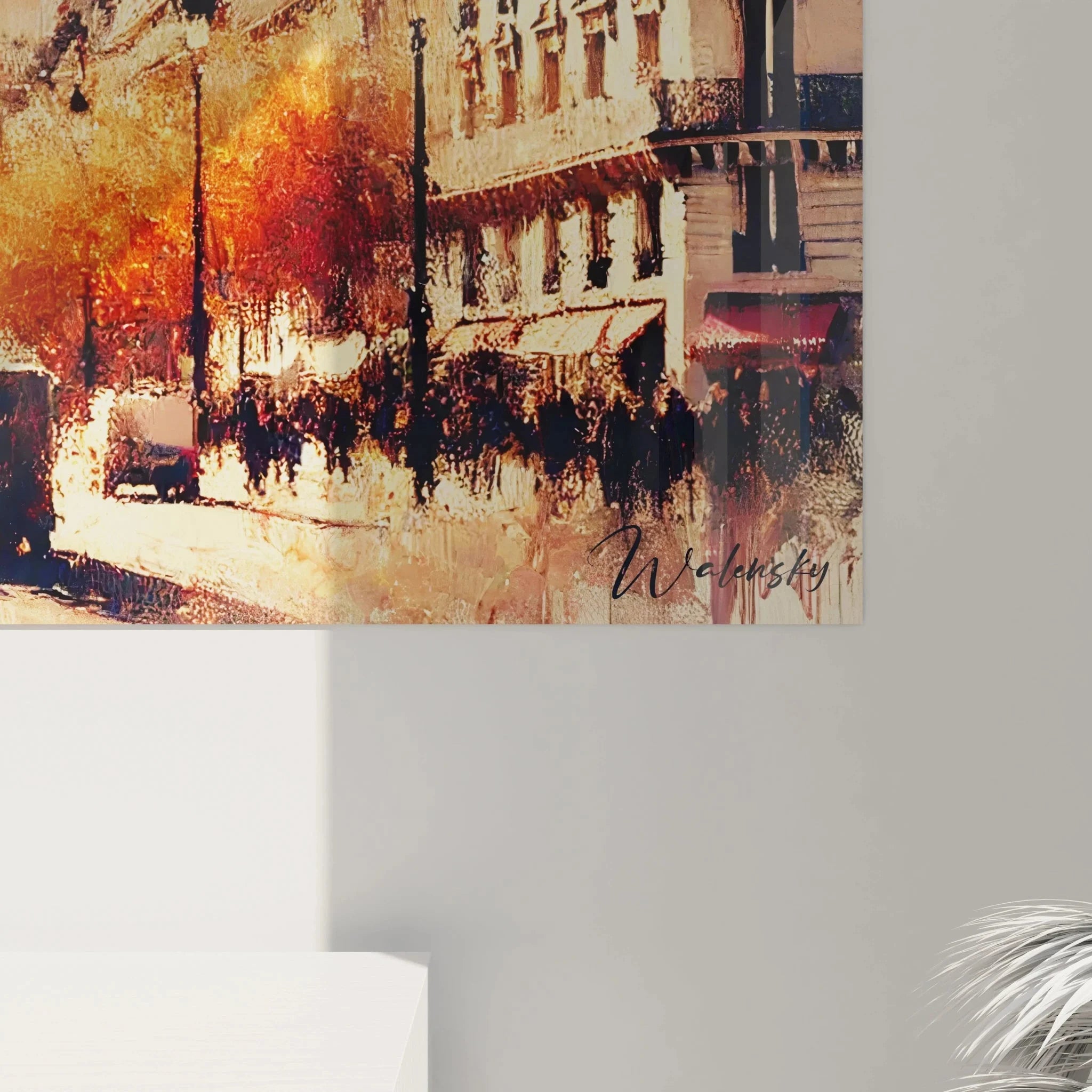 Wandbild XXL Paris Boulevard Eiffelturm Gesamtansicht für Wanddekoration