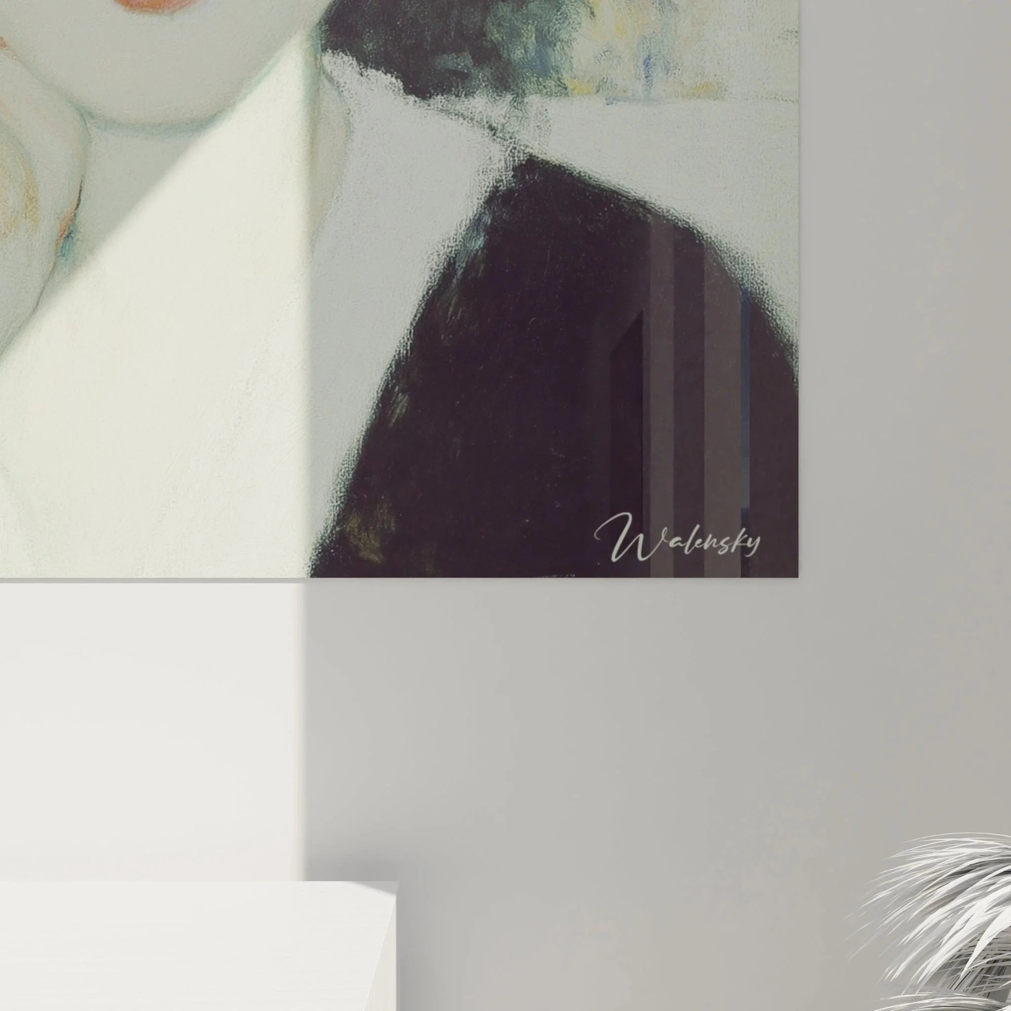 Gesamtansicht Wandbild XXL Portrait Symbolismus für moderne Wohnraumgestaltung