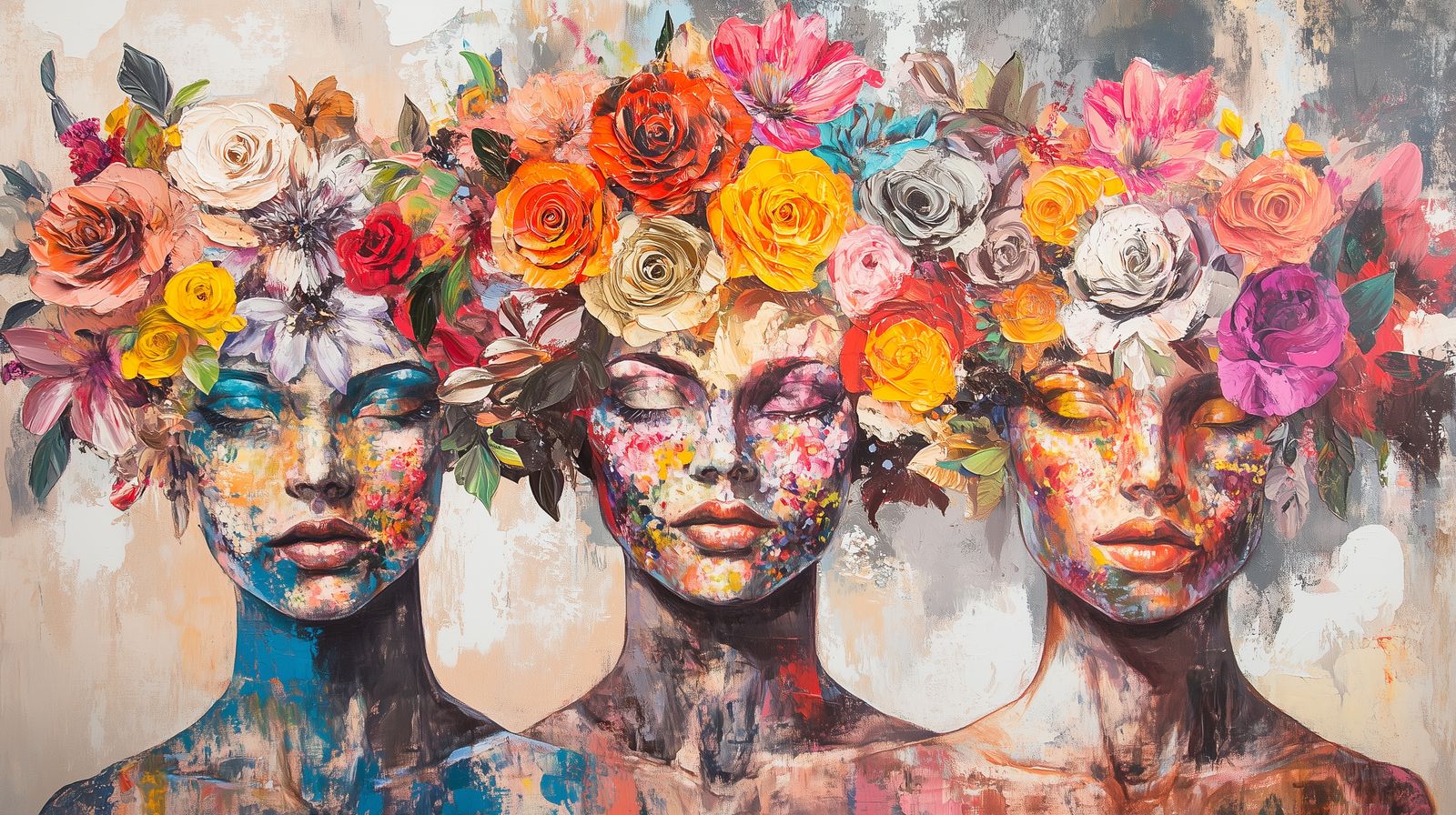 Wandbild Figurativ Abstrakt 