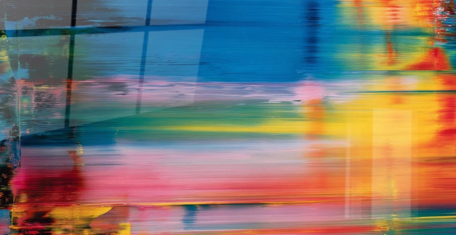 Wandbild Spachteltechnik 