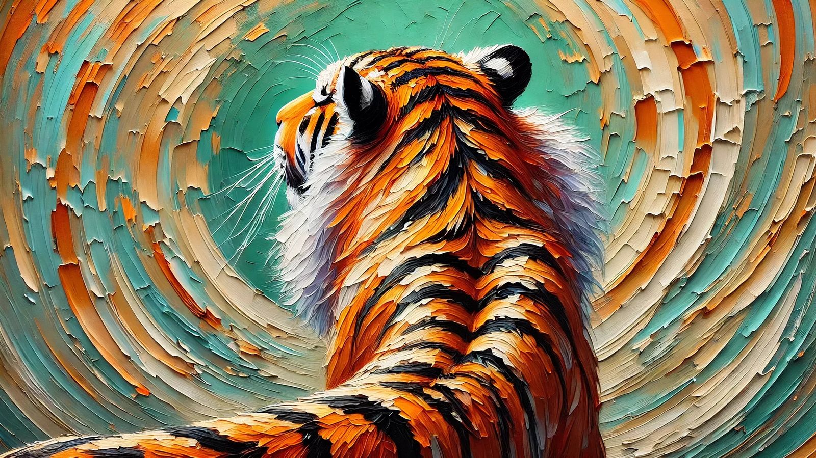 Wandbild Tiger