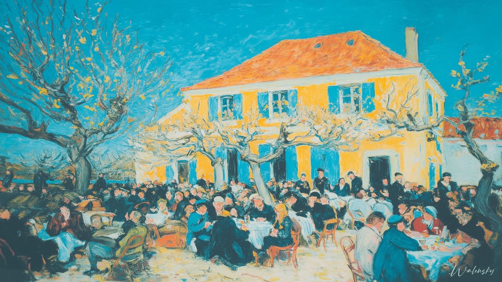 Wandbild Postimpressionismus