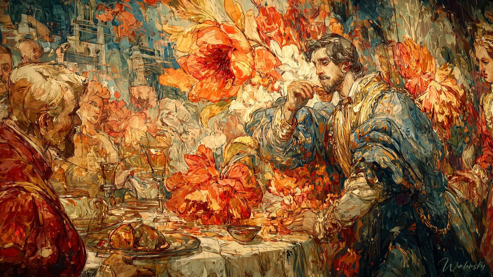 Wandbild Renaissance 