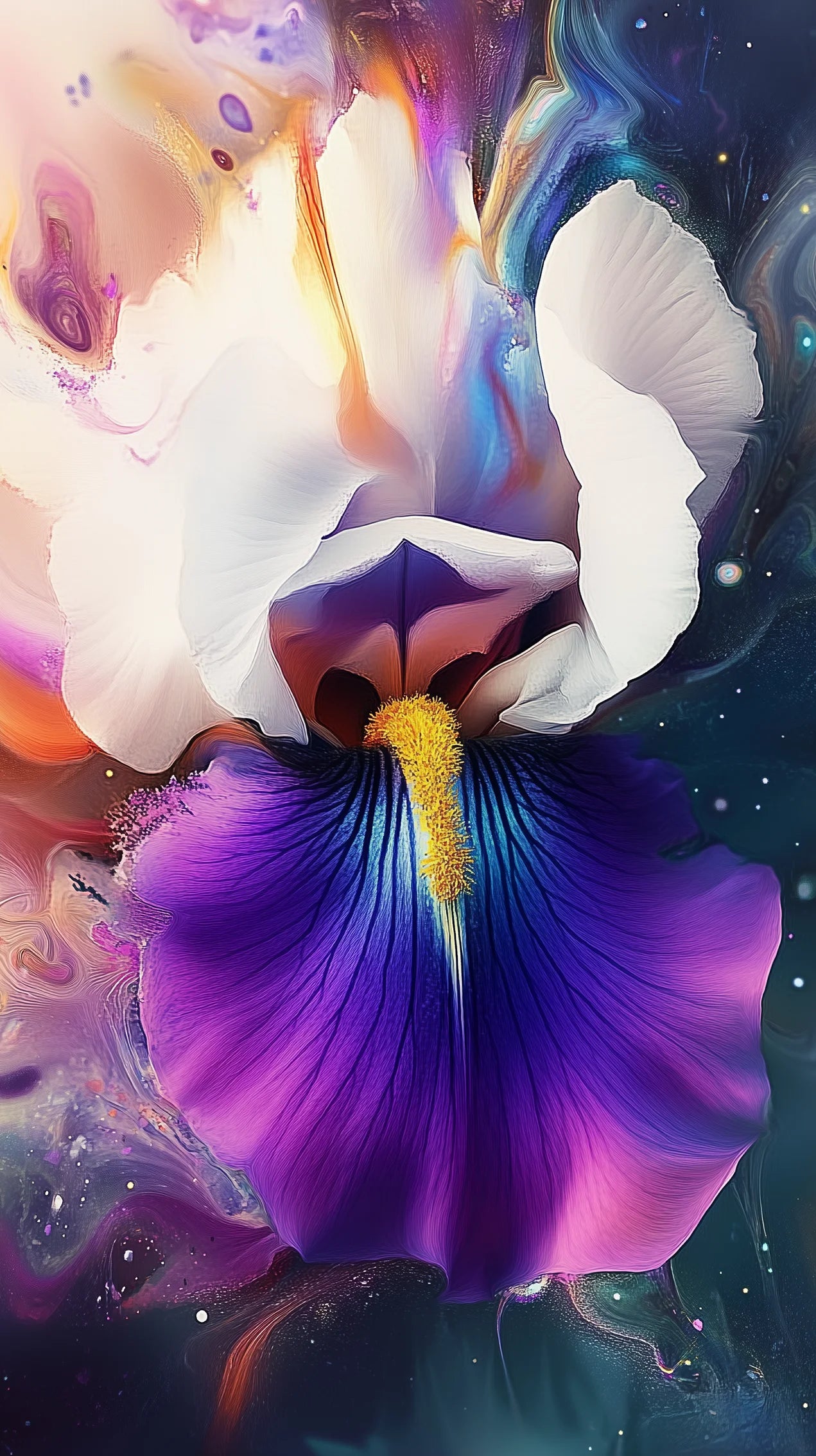 Wandbild Schwertlilie