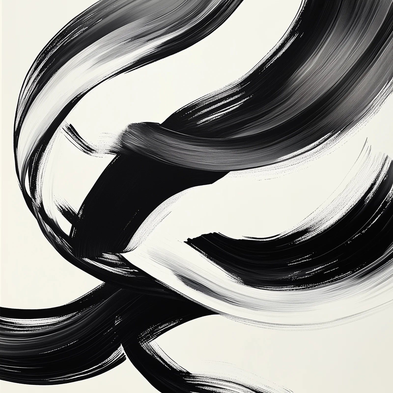 Wandbild Schwarz-Weiß-Streifen