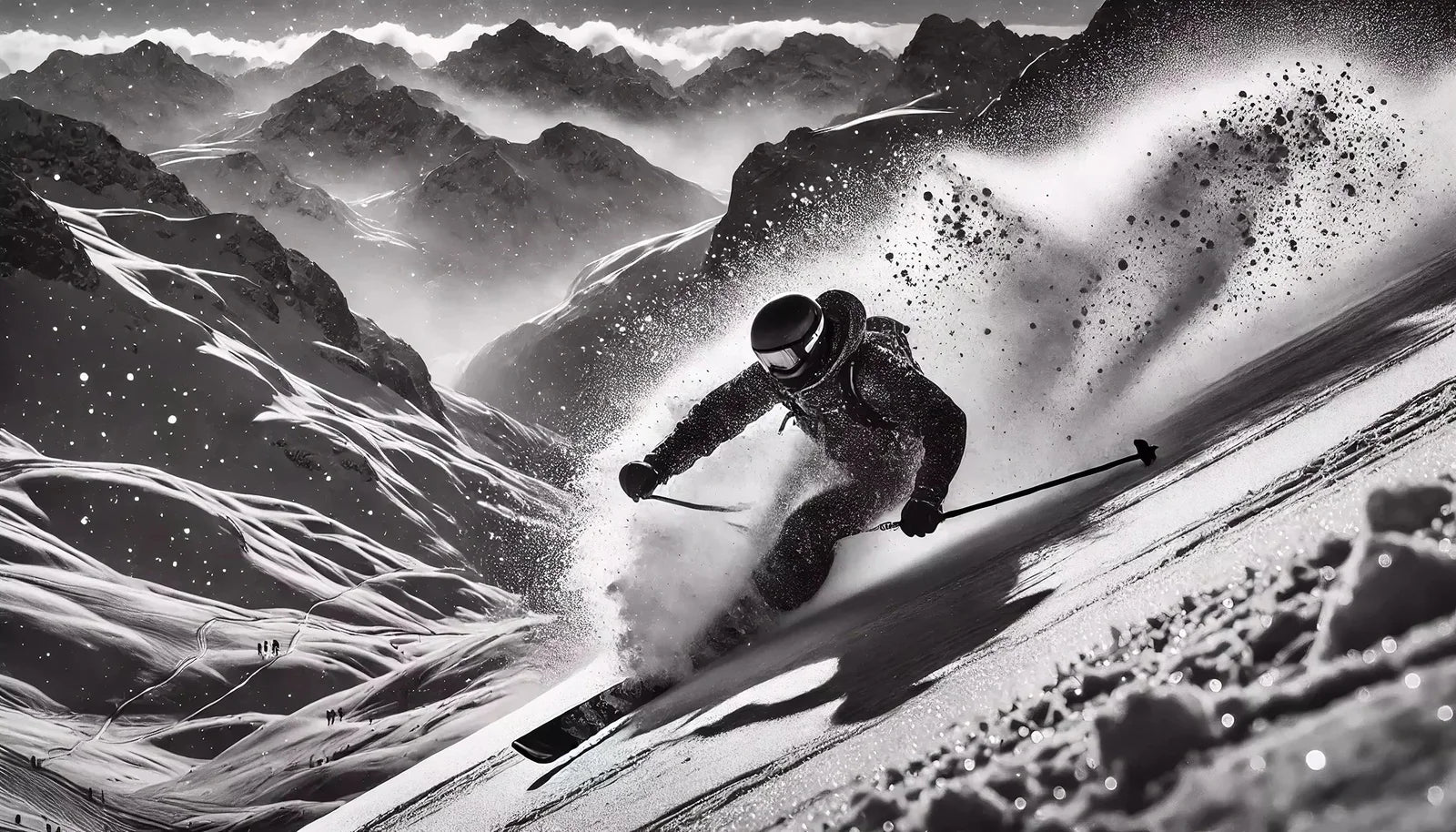 Wandbild Schwarz-Weiß-Sport