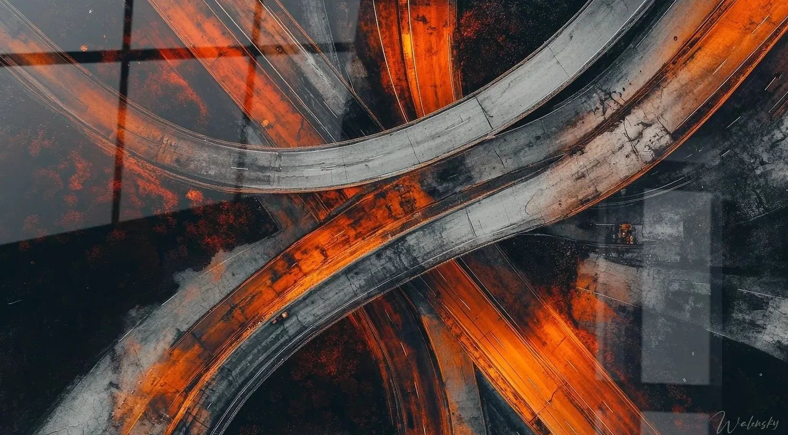 Wandbild Architektur