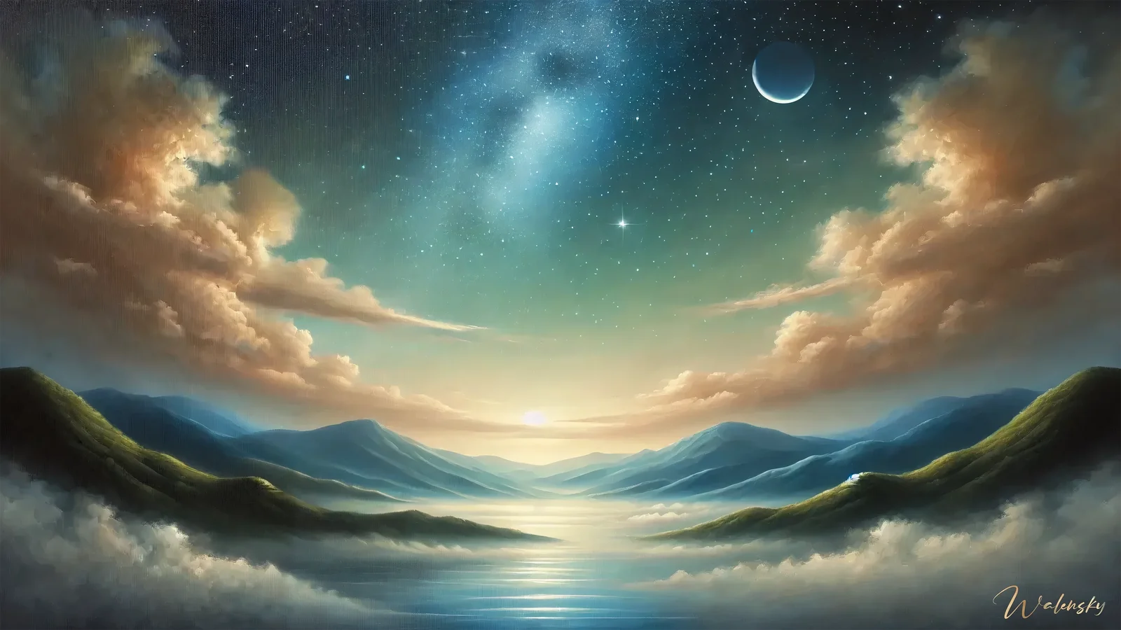 Wandbild Sternenhimmel 