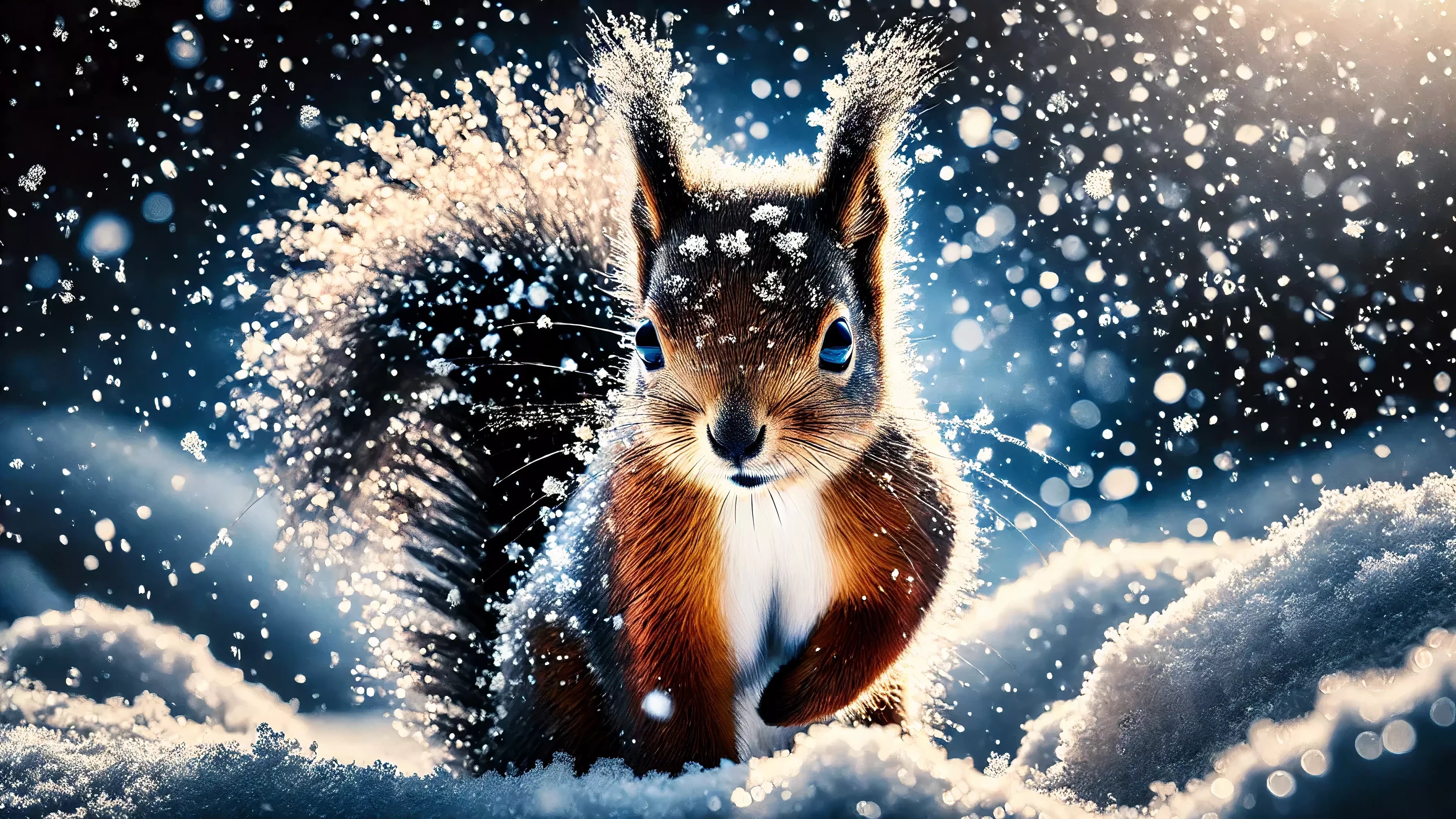 Wandbild Eichhörnchen