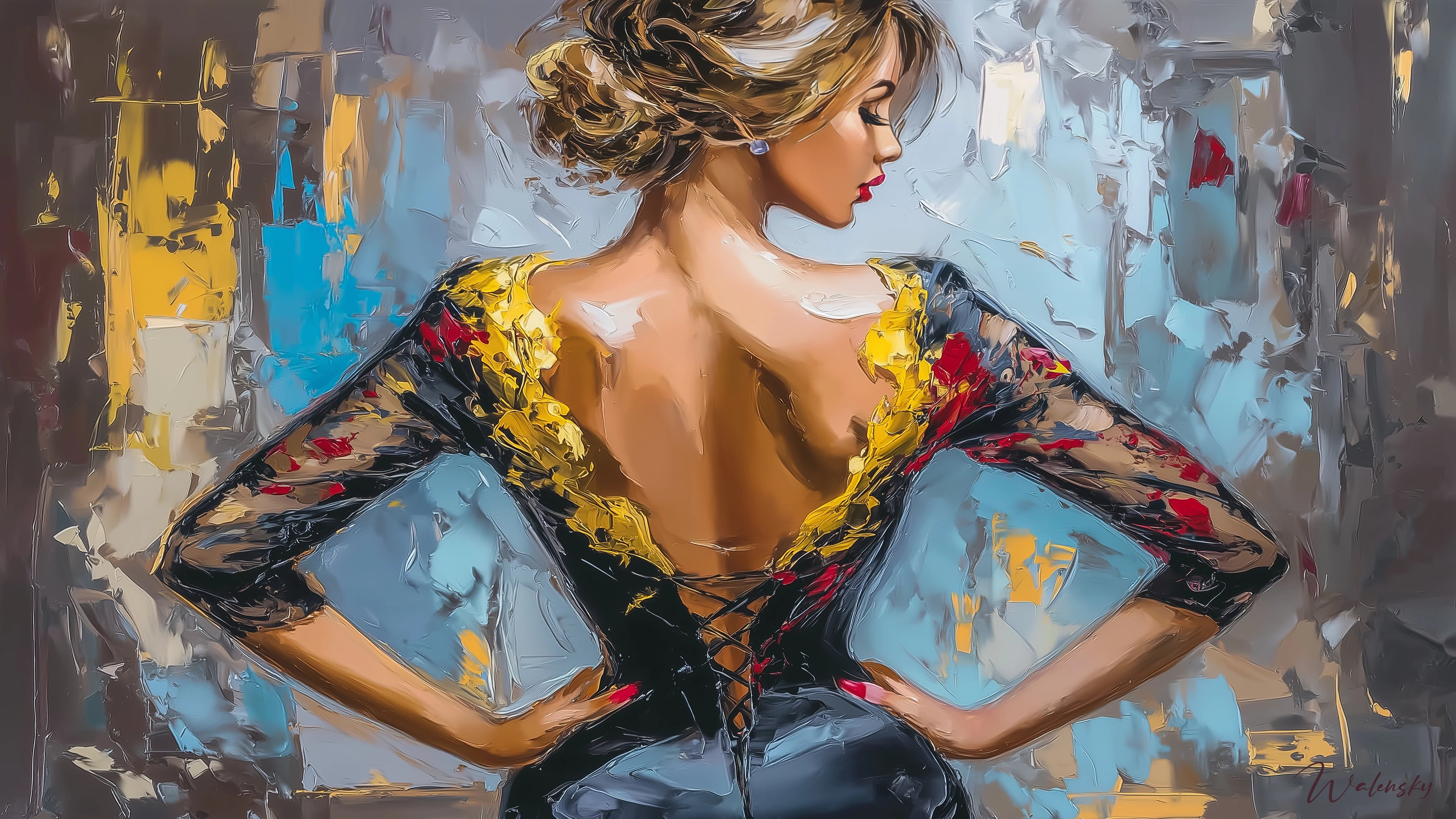 Wandbild Weibliche Schönheit