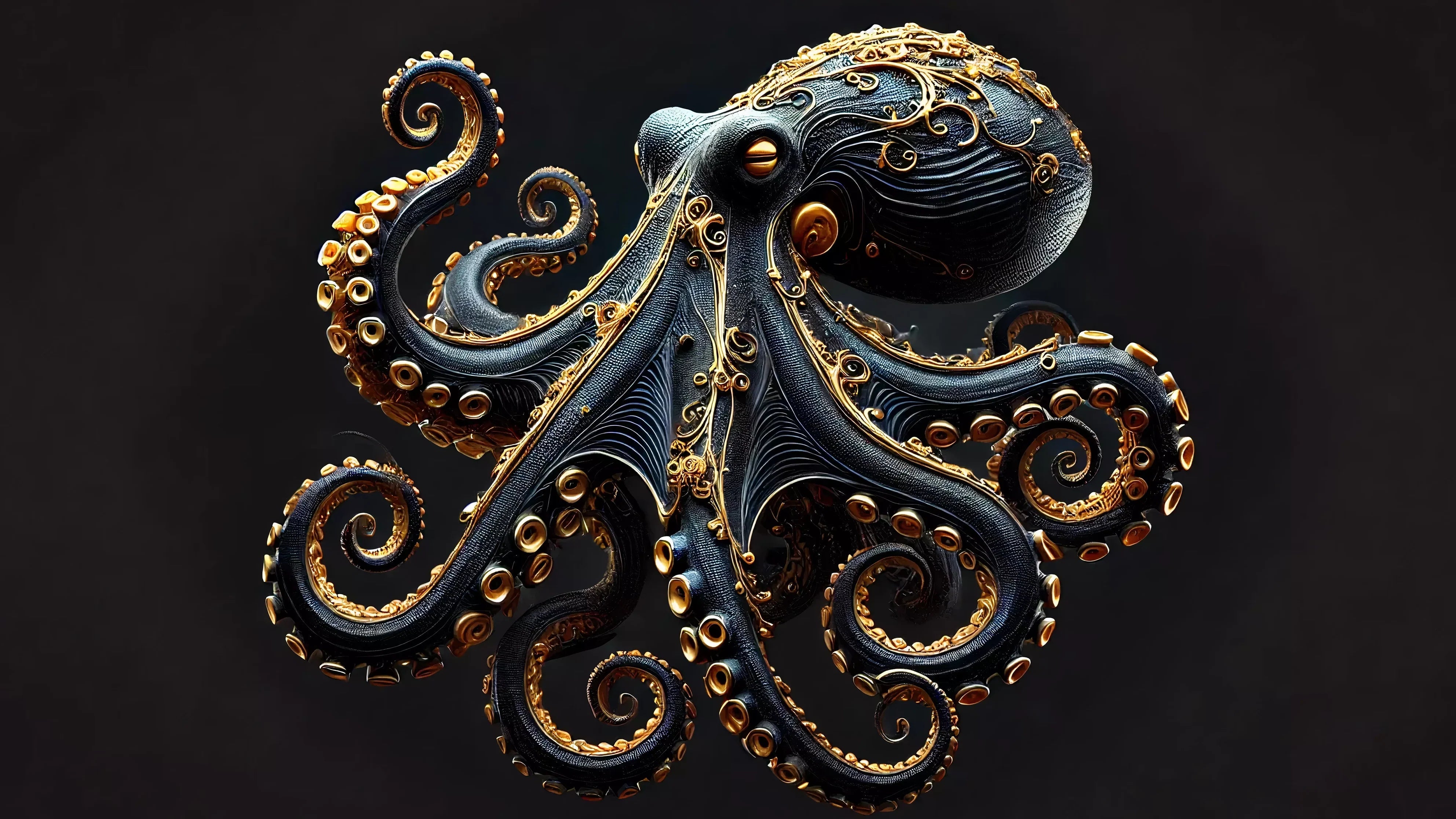 Wandbild Oktopus