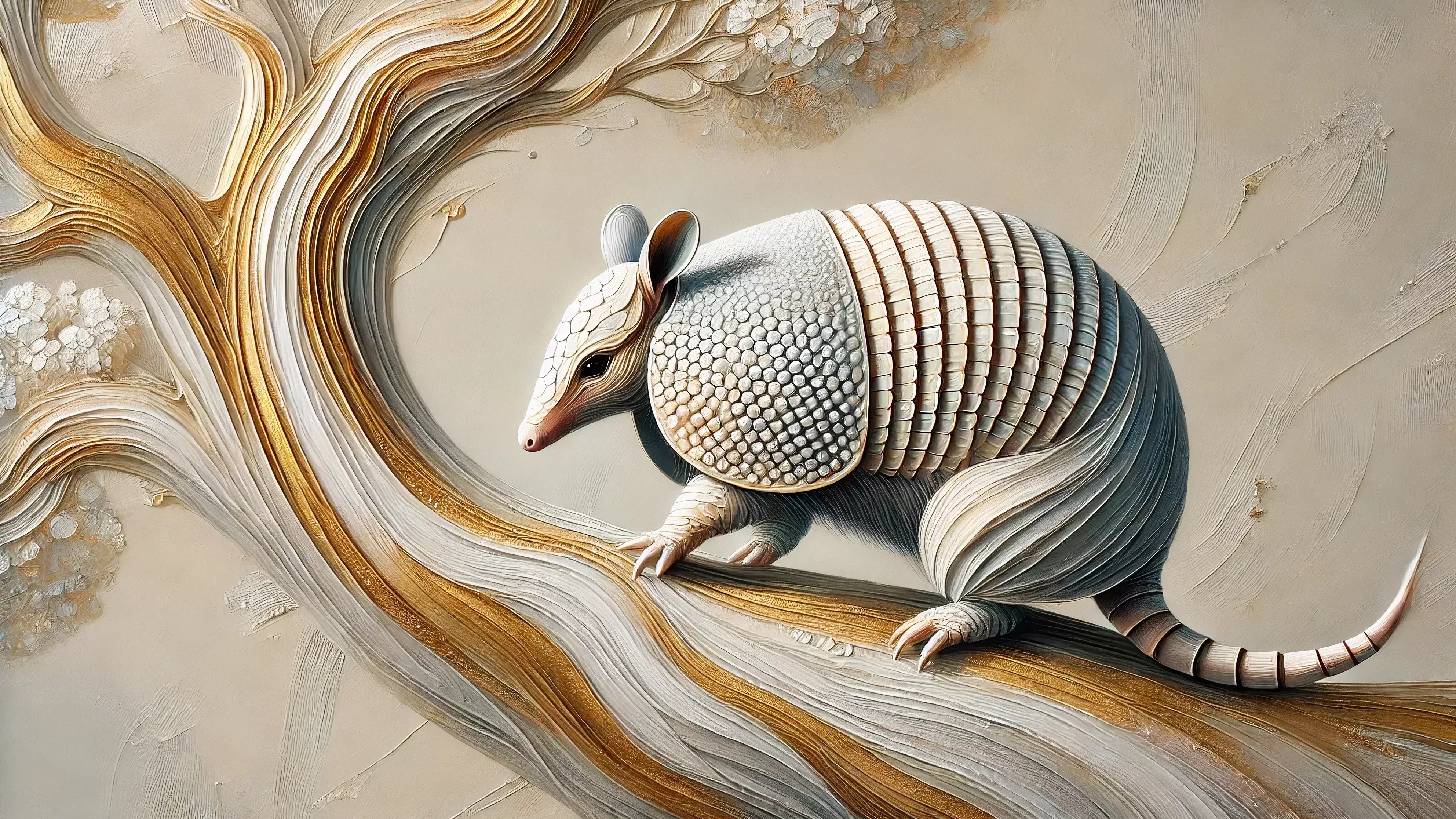 Wandbild Gürteltier