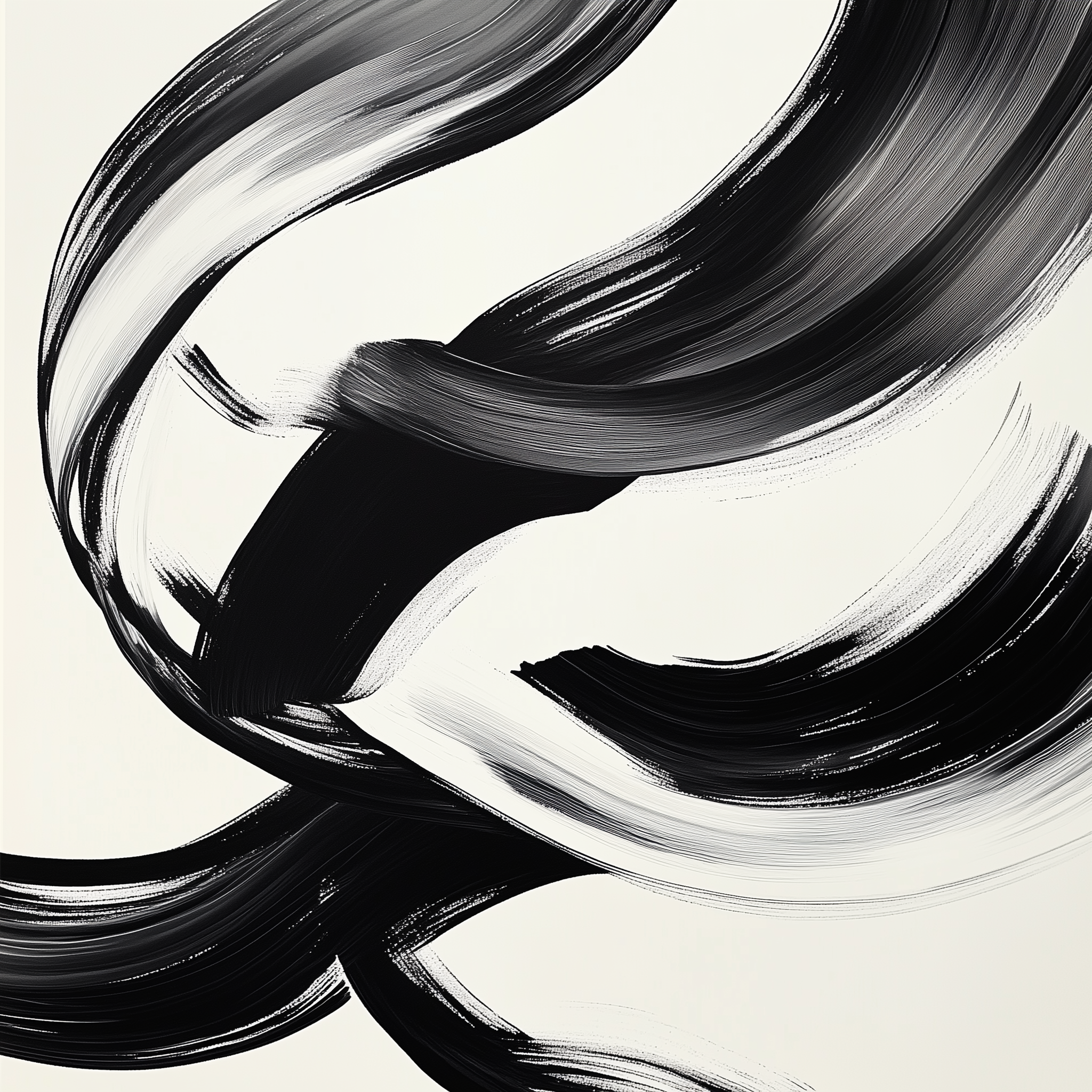 Wandbild Schwarz-Weiß-Streifen