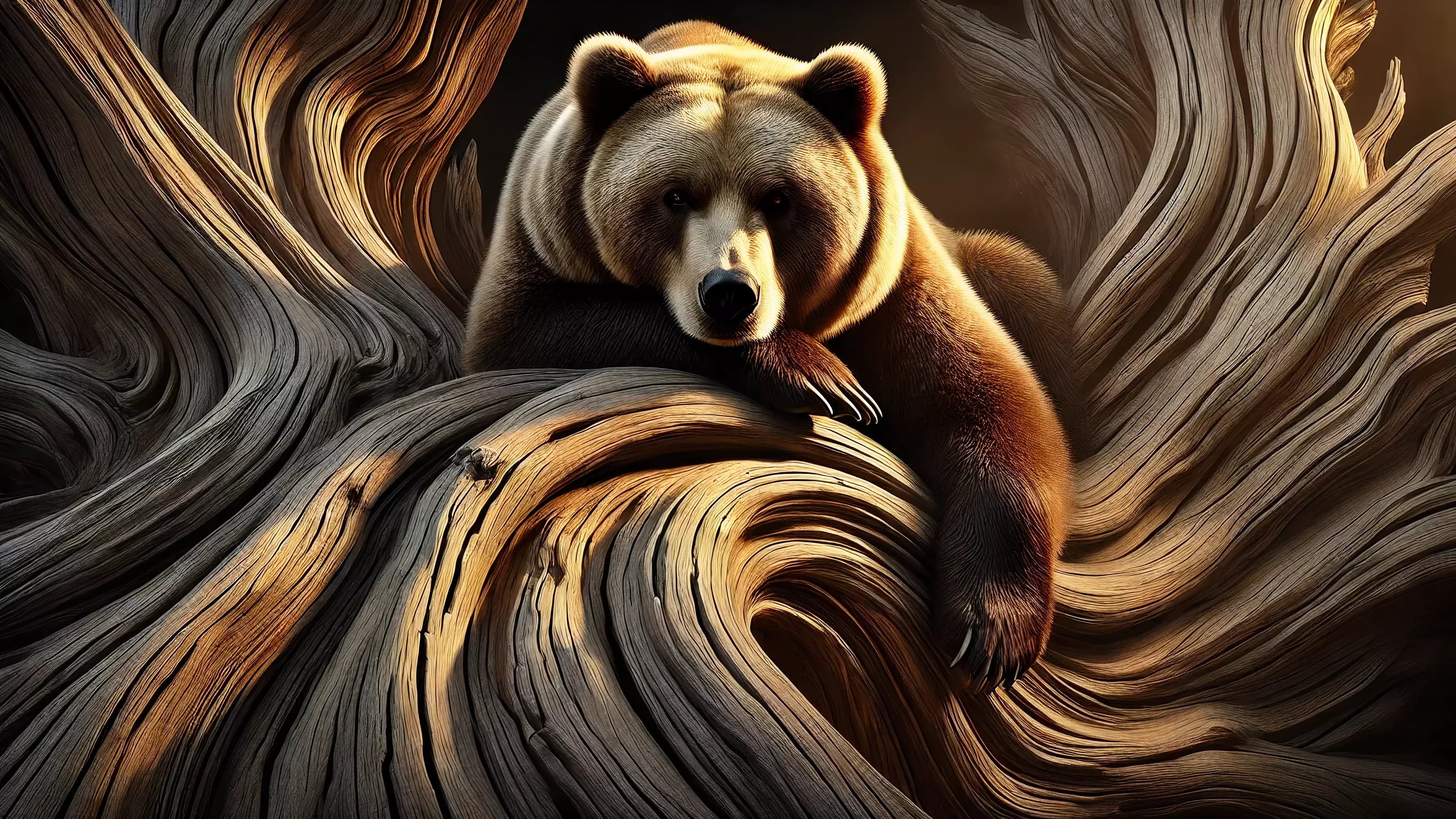 Wandbild Grizzlybär