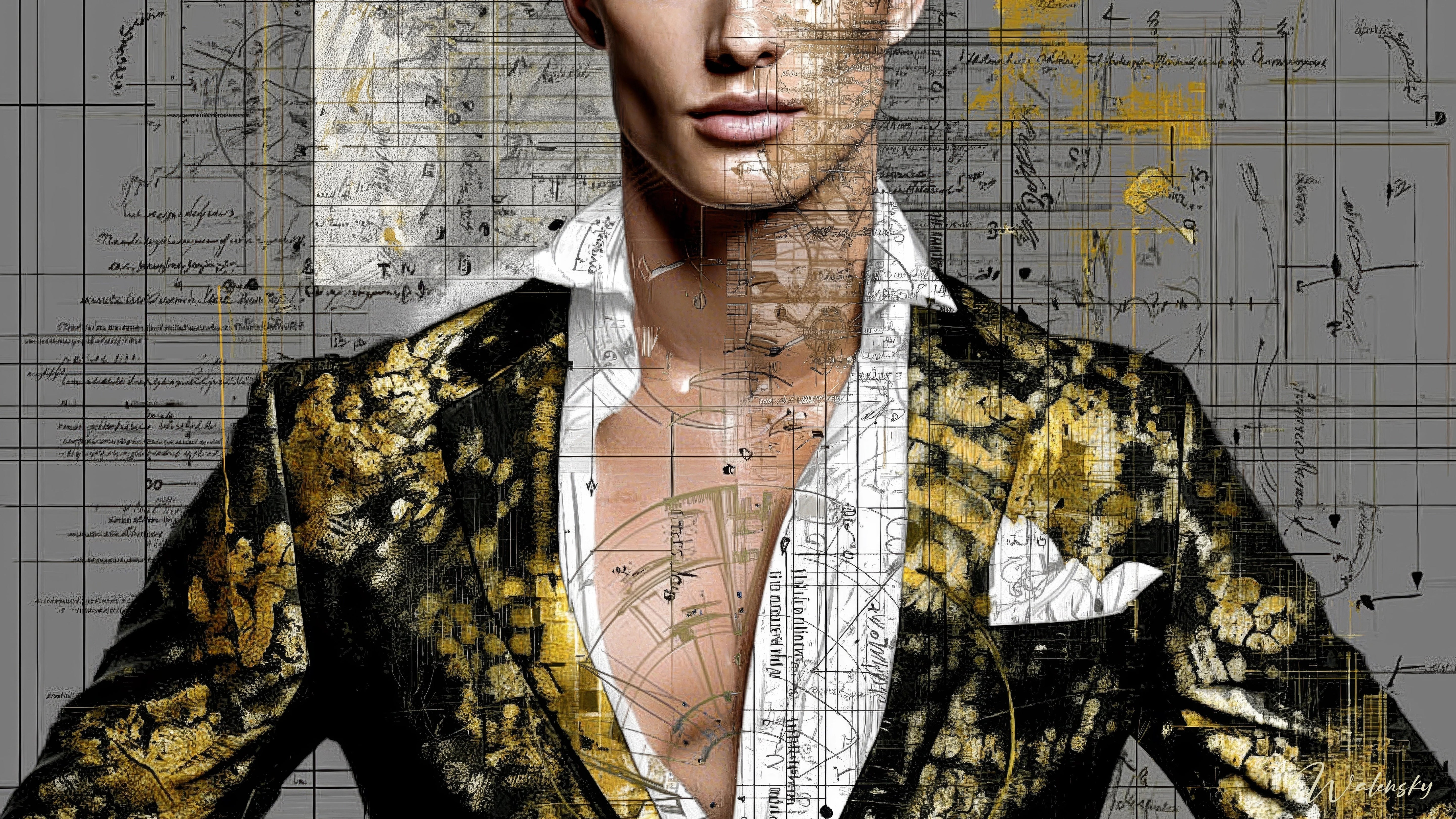 Wandbild Männliche Schönheit