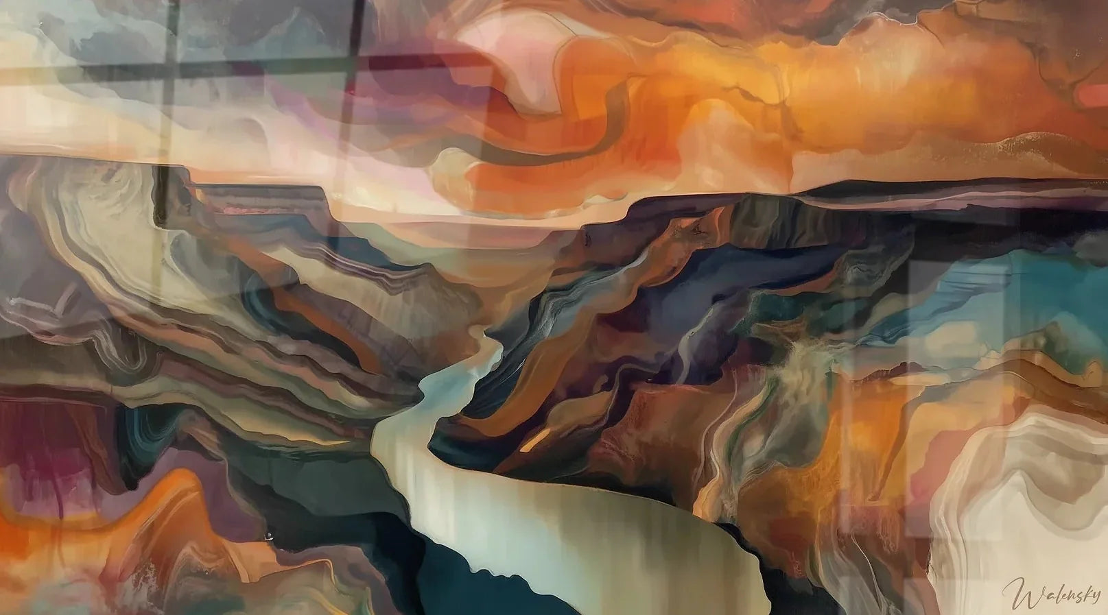 Wandbild Schluchten und Canyons