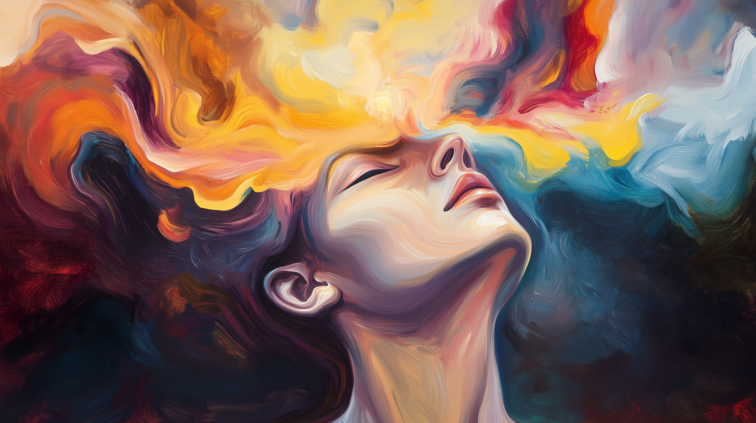 Wandbild Abstrakte Zeitgenössische Malerei