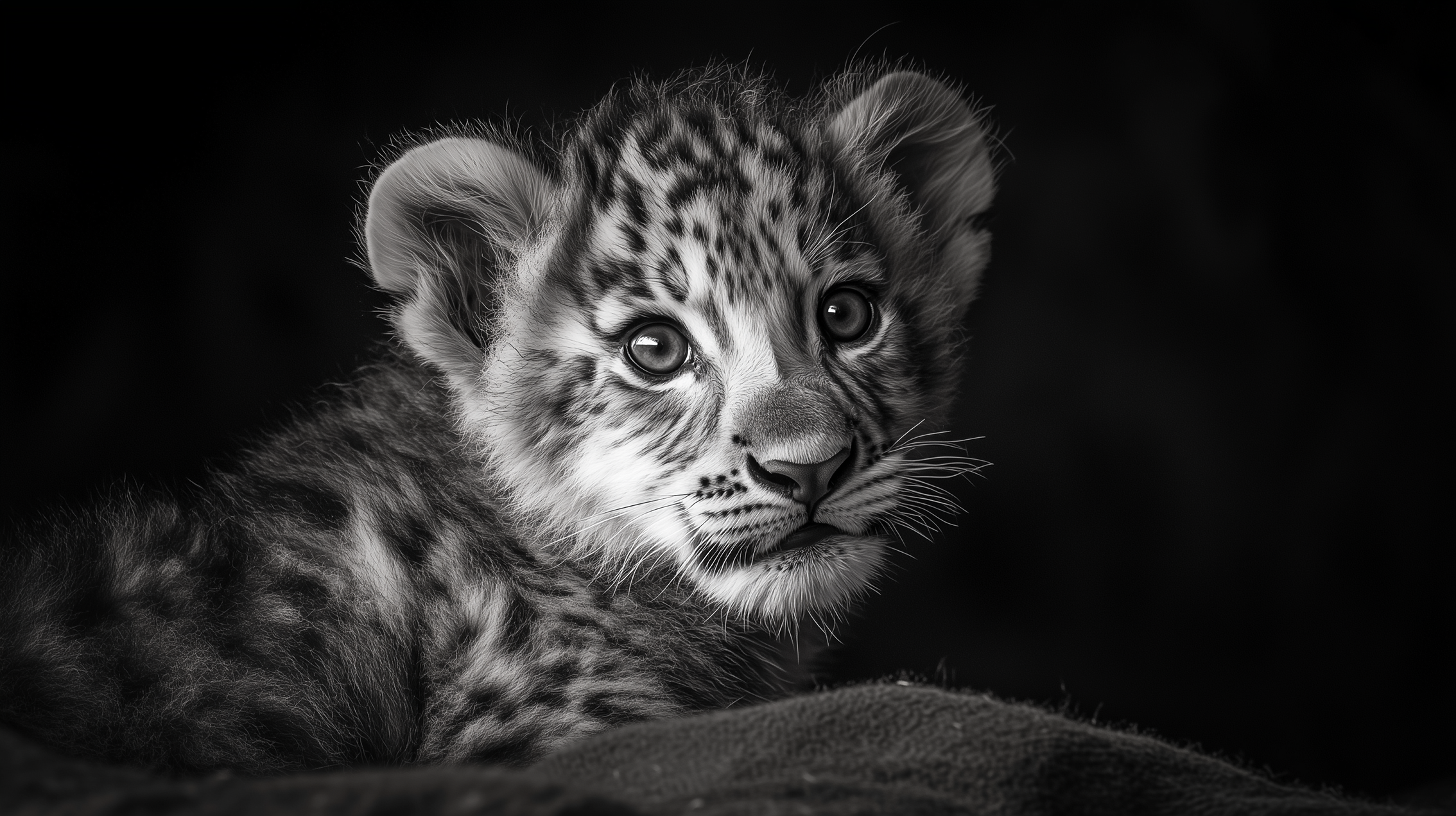 Wandbild Löwenjunges