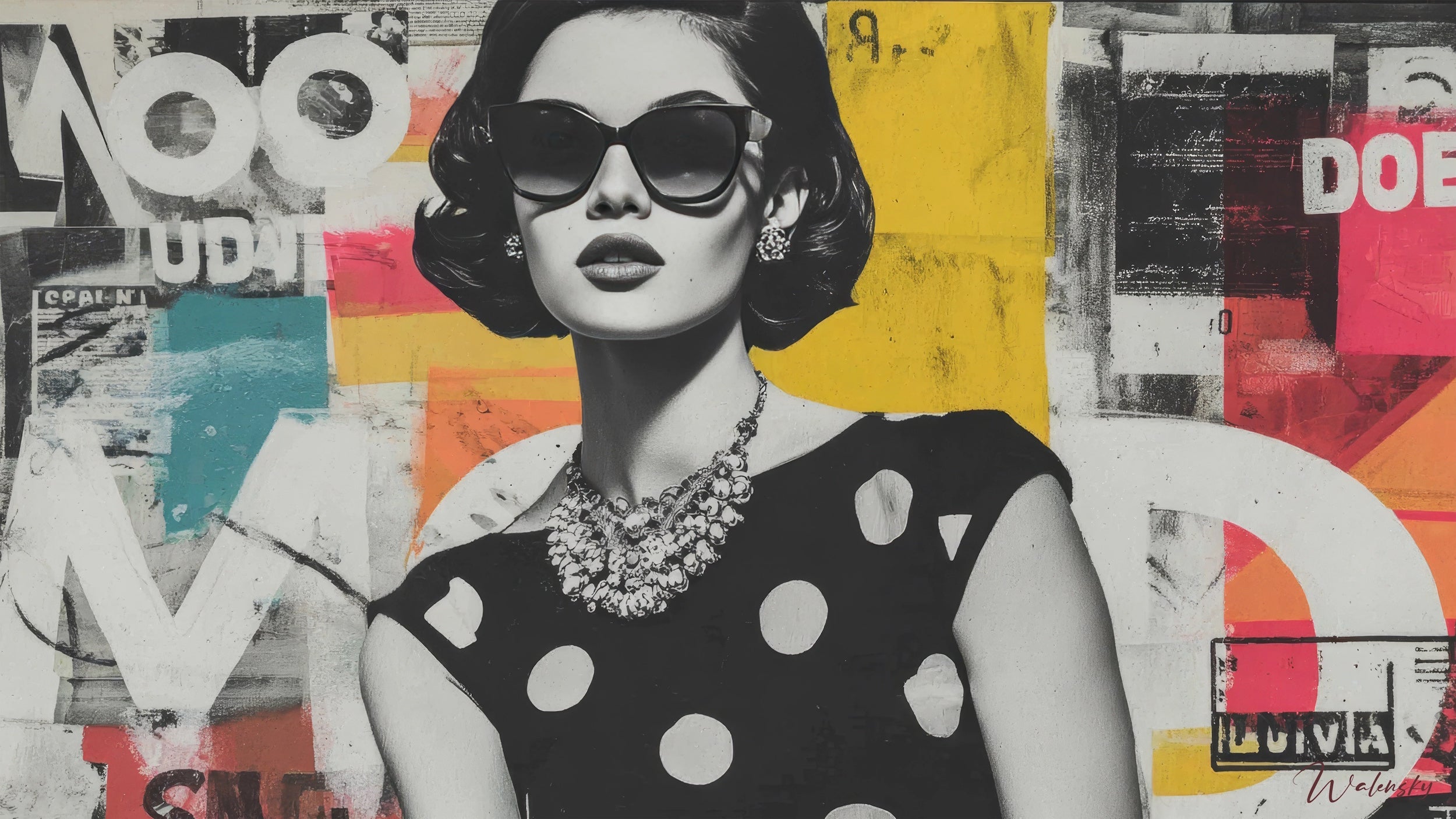 Wandbild Vintage Mode 