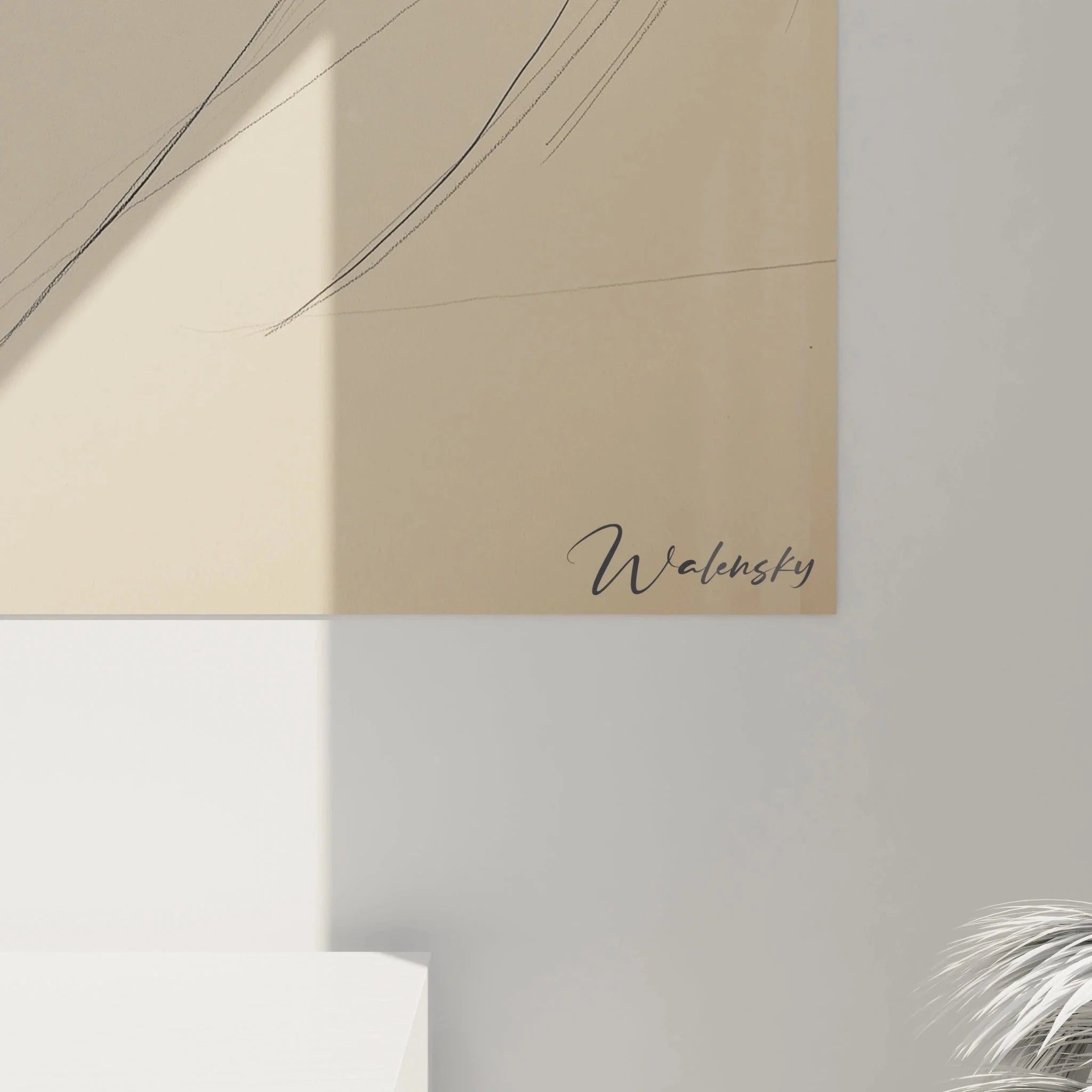 Wandbild Australien Motiv - komplette Übersicht der springenden Känguru Kunstdarstellung