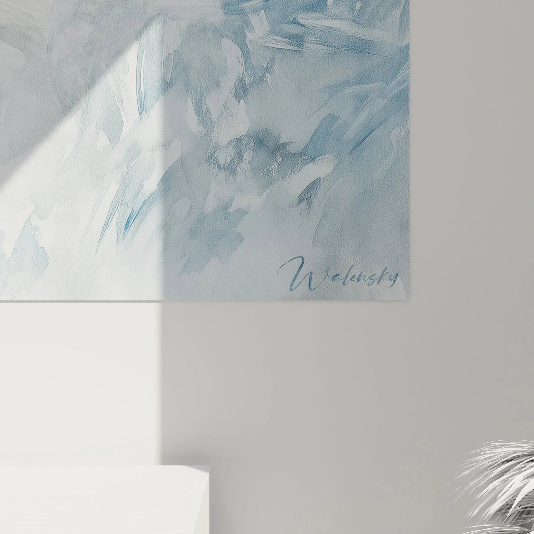 Gesamtansicht Wandbild Husky Edition Tierauge - Moderne Raumdekoration