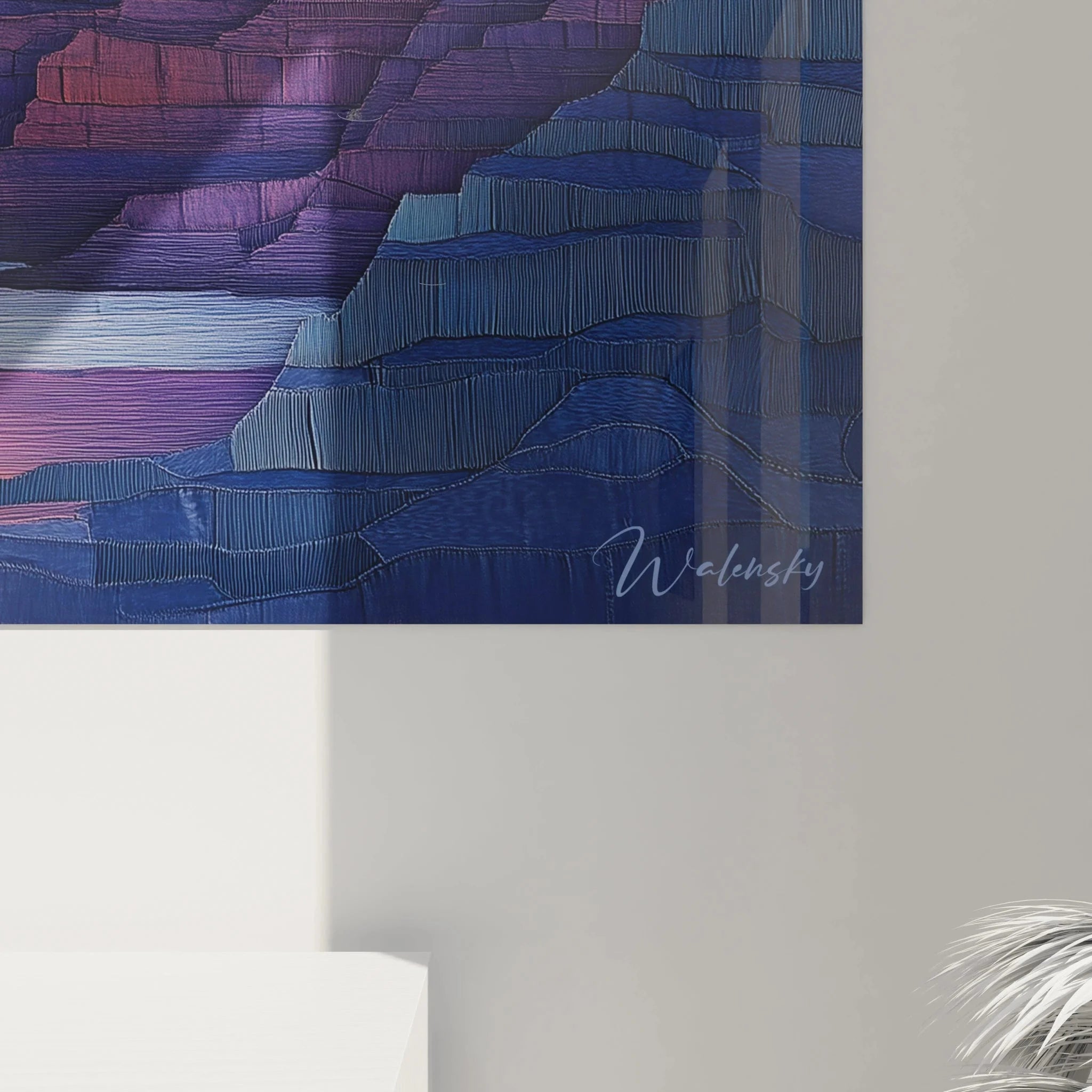 Gesamtansicht Wandbild Berglandschaft Sonnenuntergang mit Bergsee und majestätischem Alpenpanorama