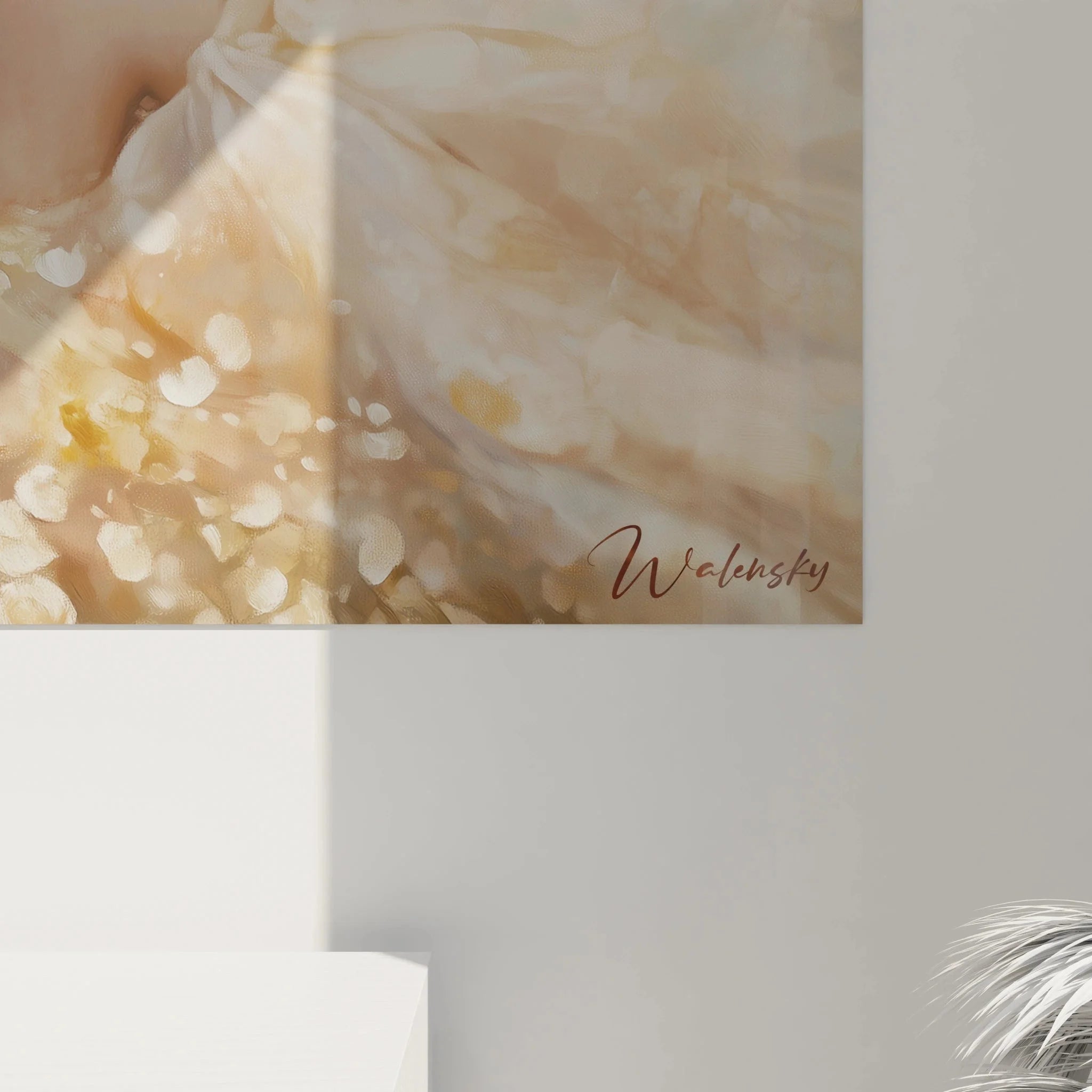 Gesamtansicht Wandbild Frau im Bad - Premium Kunstdruck Edition Inspiration Edgar Degas