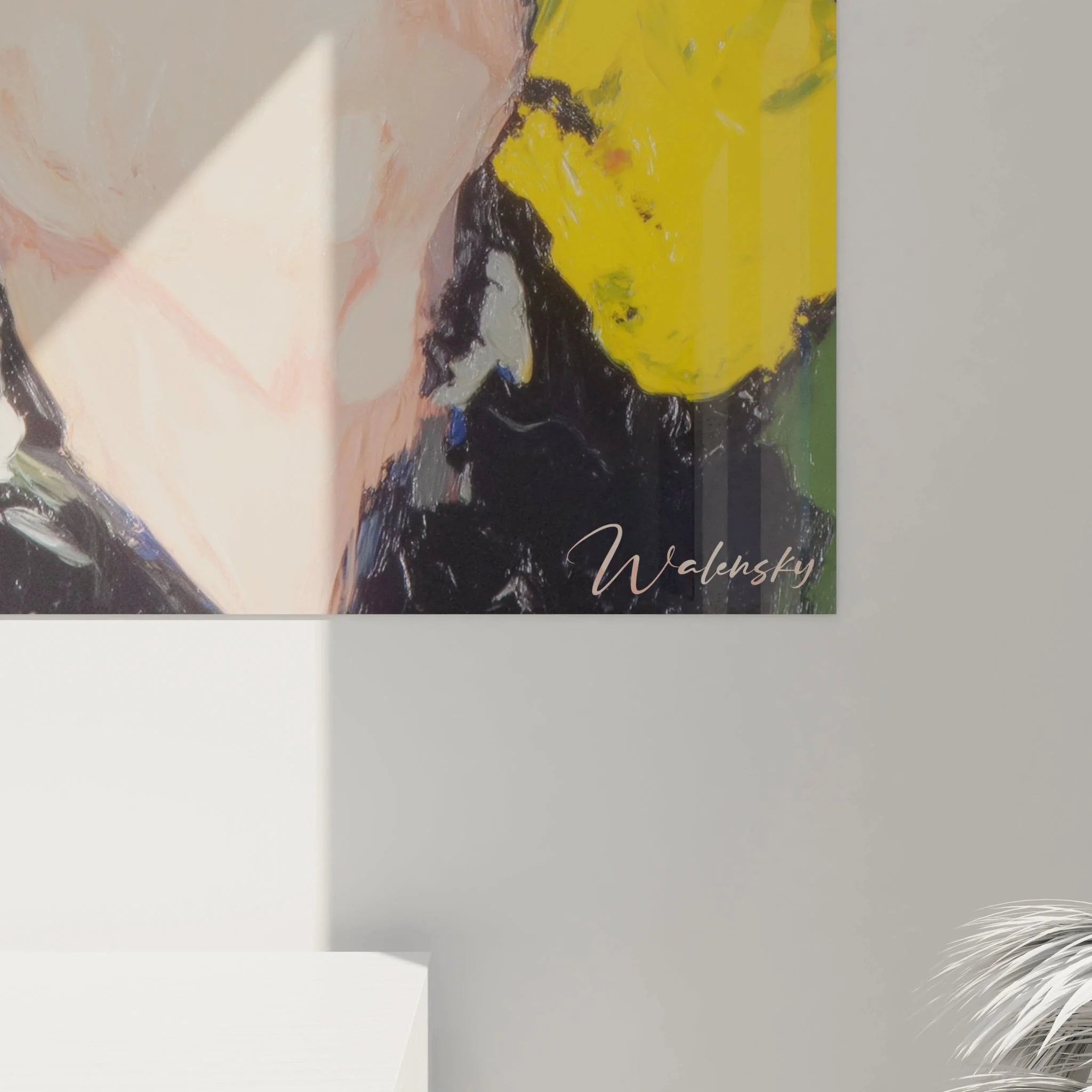 Gesamtansicht Wandbild Frauenportrait Edition Impressionismus mit Farbakzenten