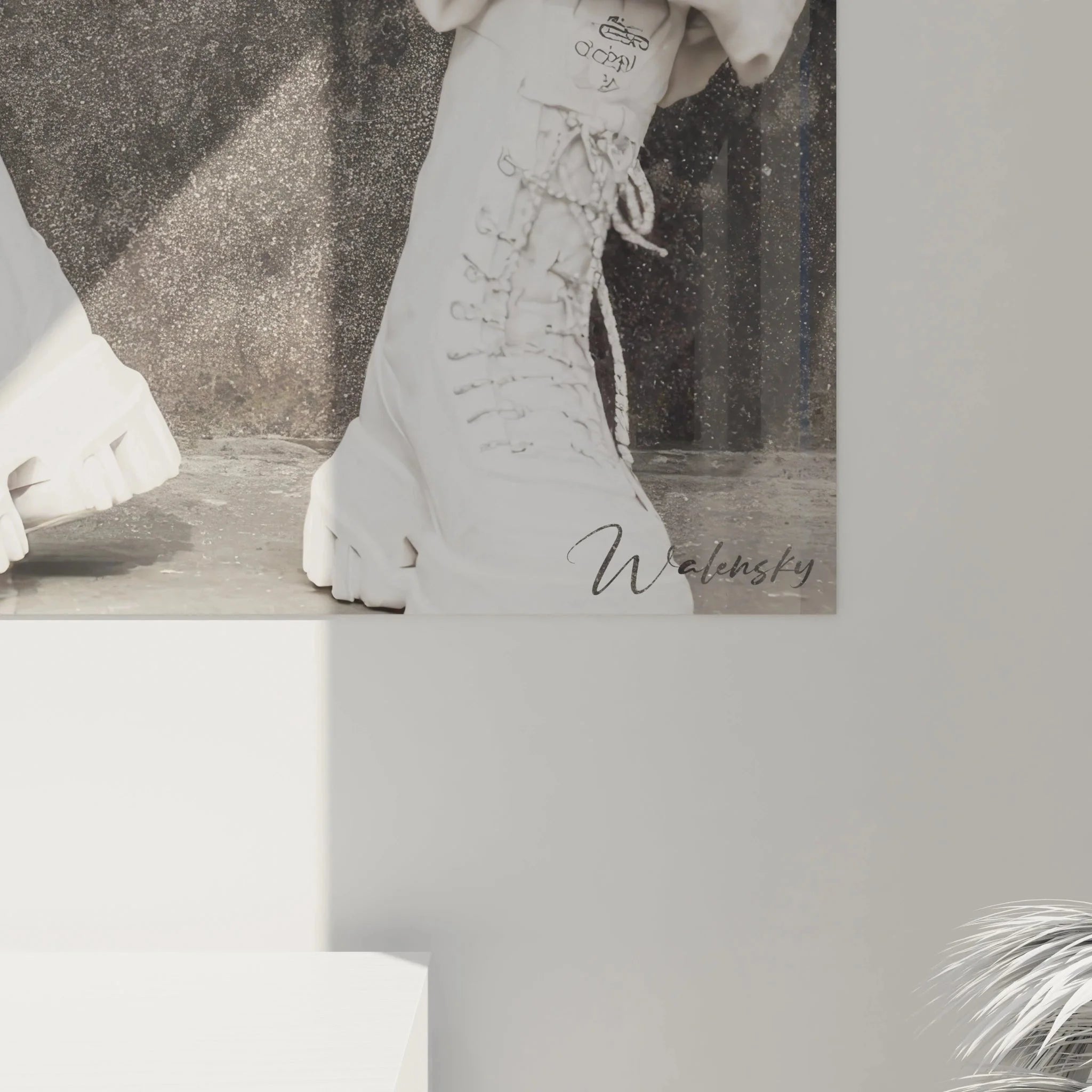 Gesamtansicht Wandbild XXL Streetwear Fashion urbane Wanddekoration moderne Inneneinrichtung