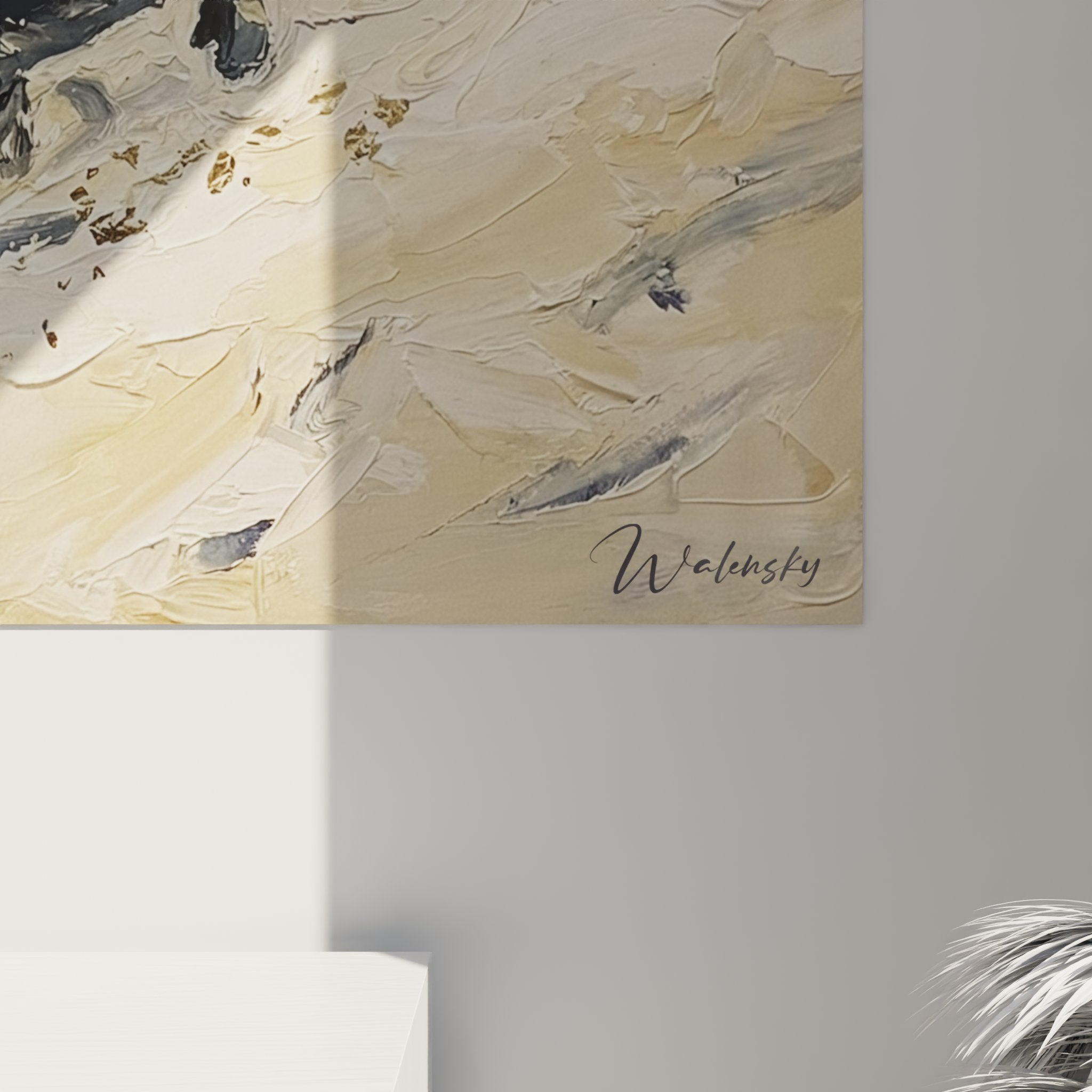 Gesamtansicht Snowboard Wandbild mit majestätischer Bergkulisse und dynamischer Wintersportszene