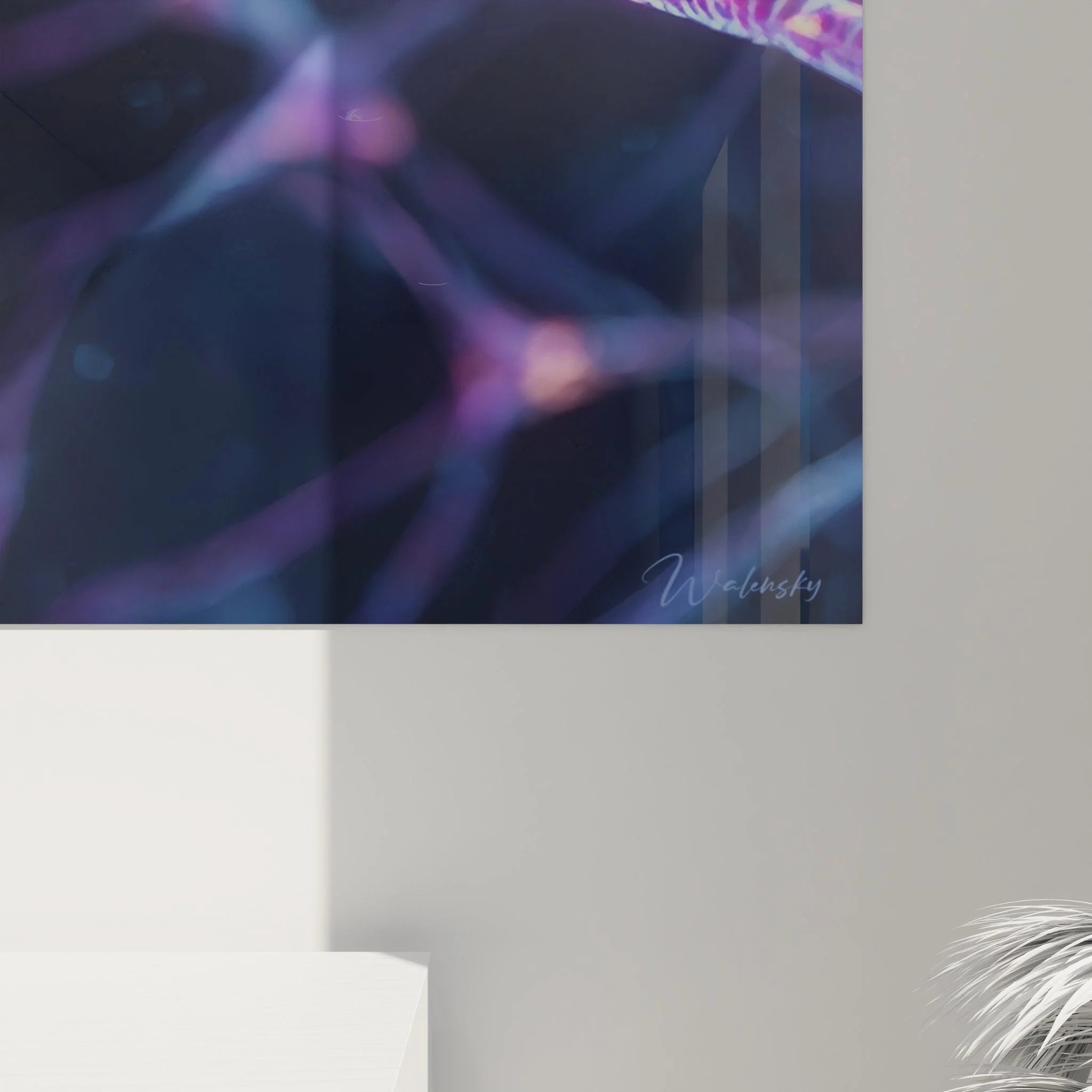 Übersicht Neurowissenschaft Wandbild - komplette Neuron Darstellung mit synaptischen Verbindungen