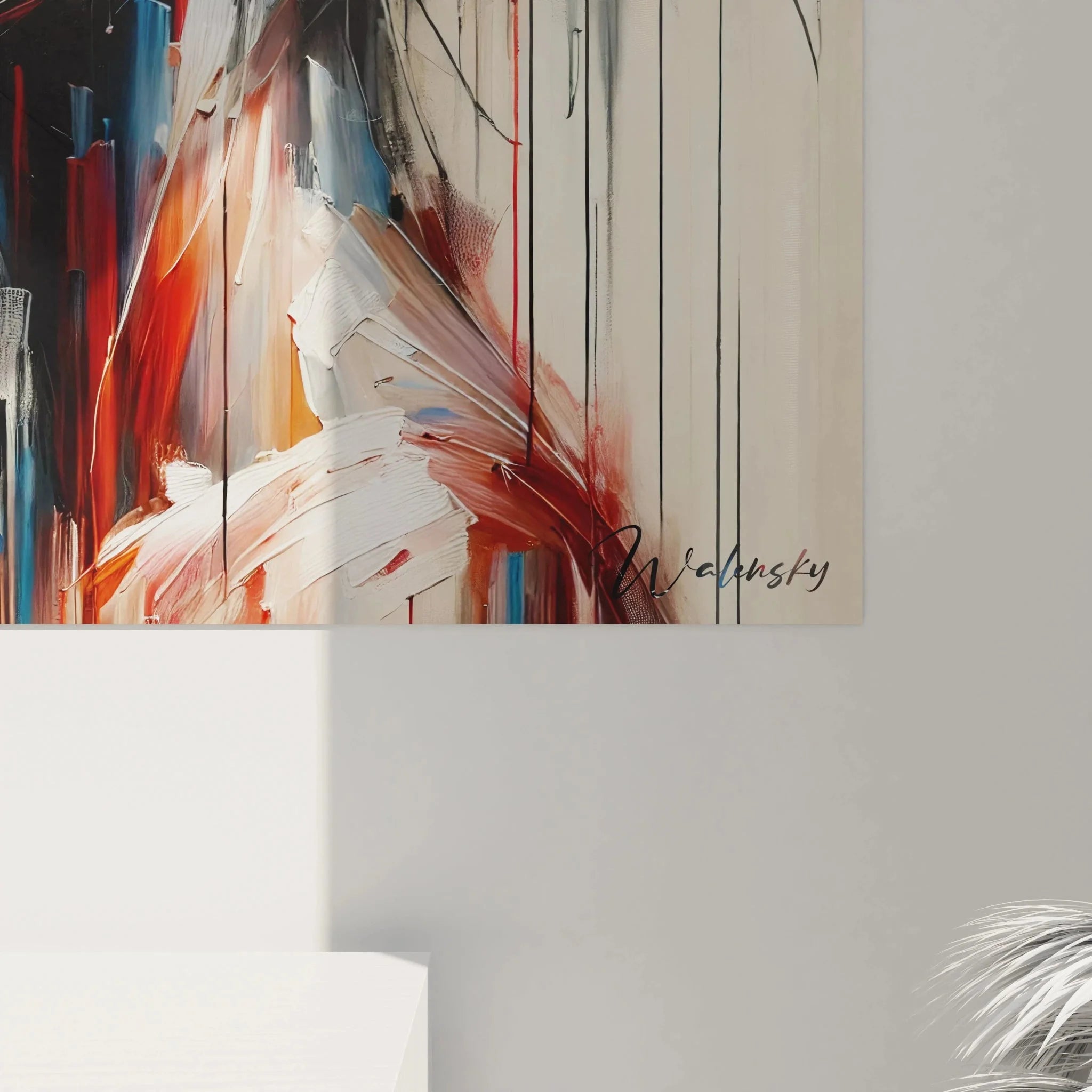 Übersicht Wandbild Liebespaar Gesamtansicht moderne Kunstwerk Paare Wanddekoration XXL Format